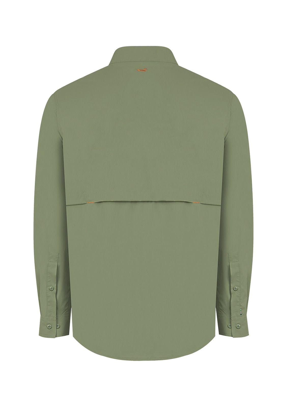 Camisa UPF Verde Chungara Hombre -1
