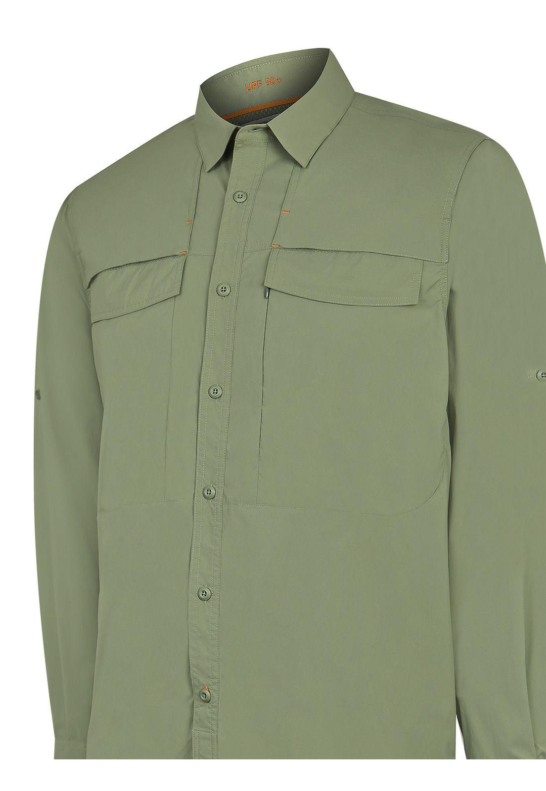 Camisa UPF Verde Chungara Hombre -3
