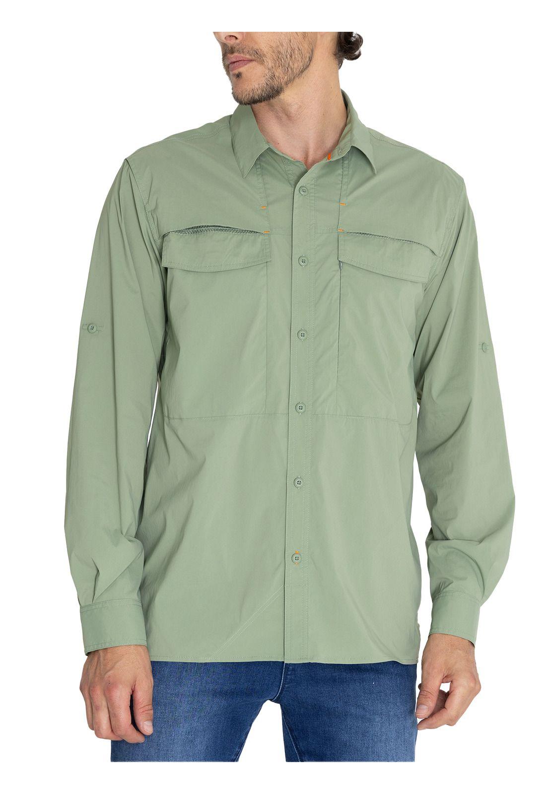 Camisa UPF Verde Chungara Hombre -4