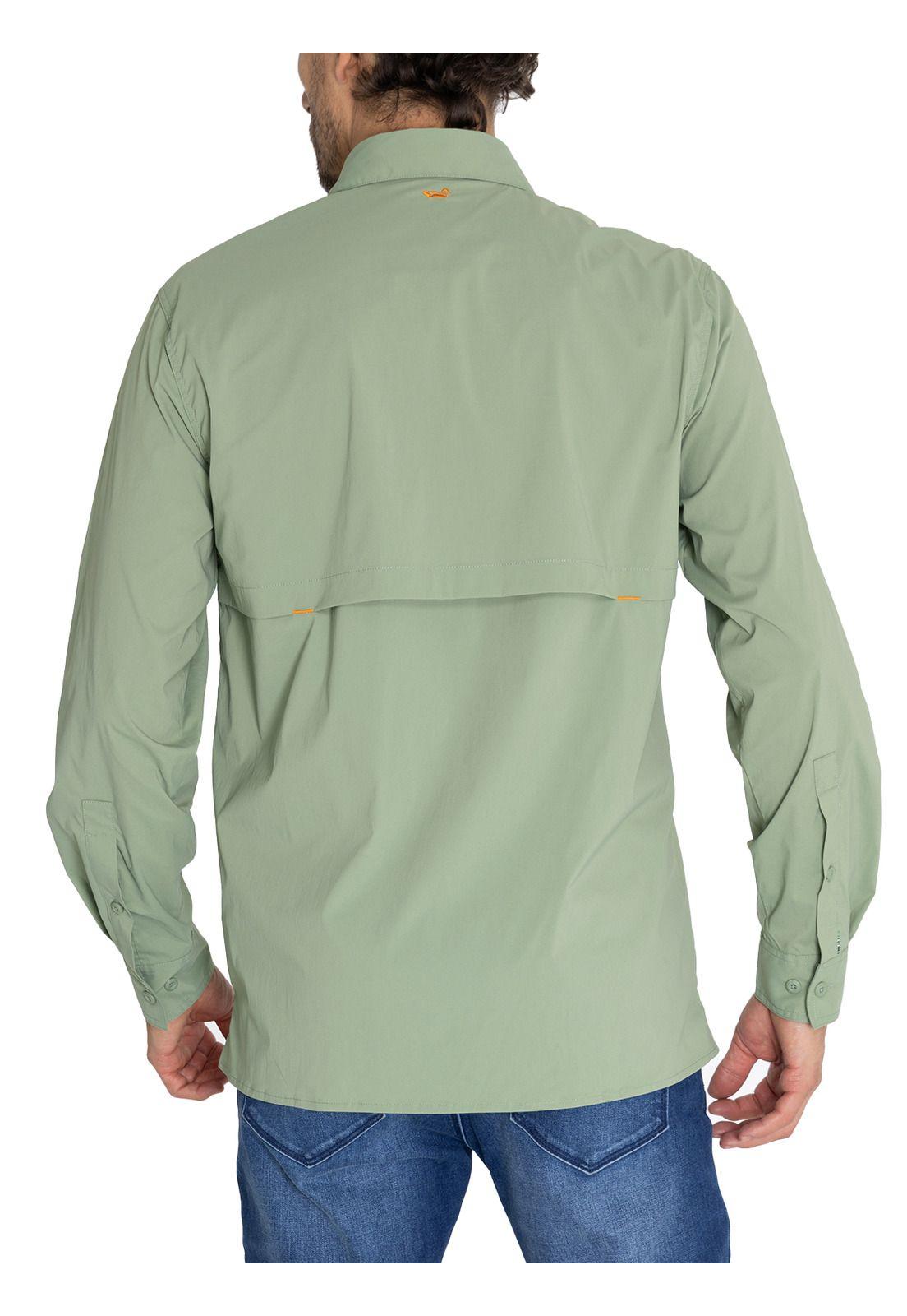 Camisa UPF Verde Chungara Hombre -5