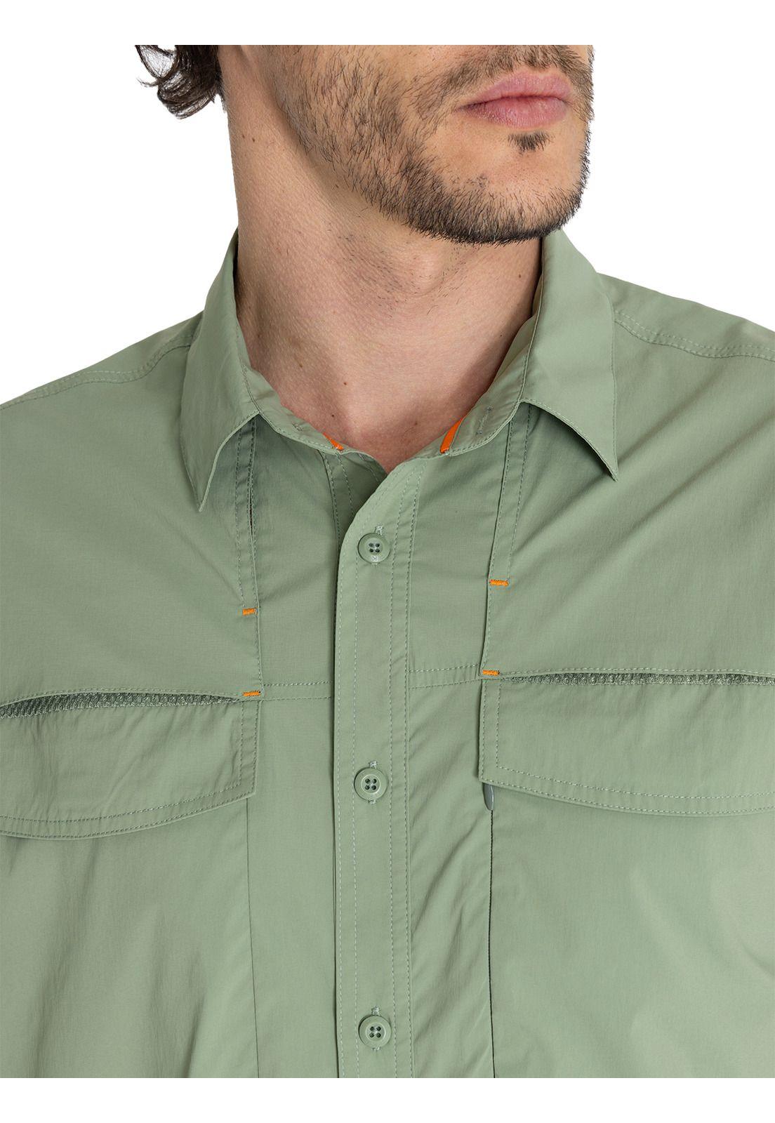 Camisa UPF Verde Chungara Hombre -6