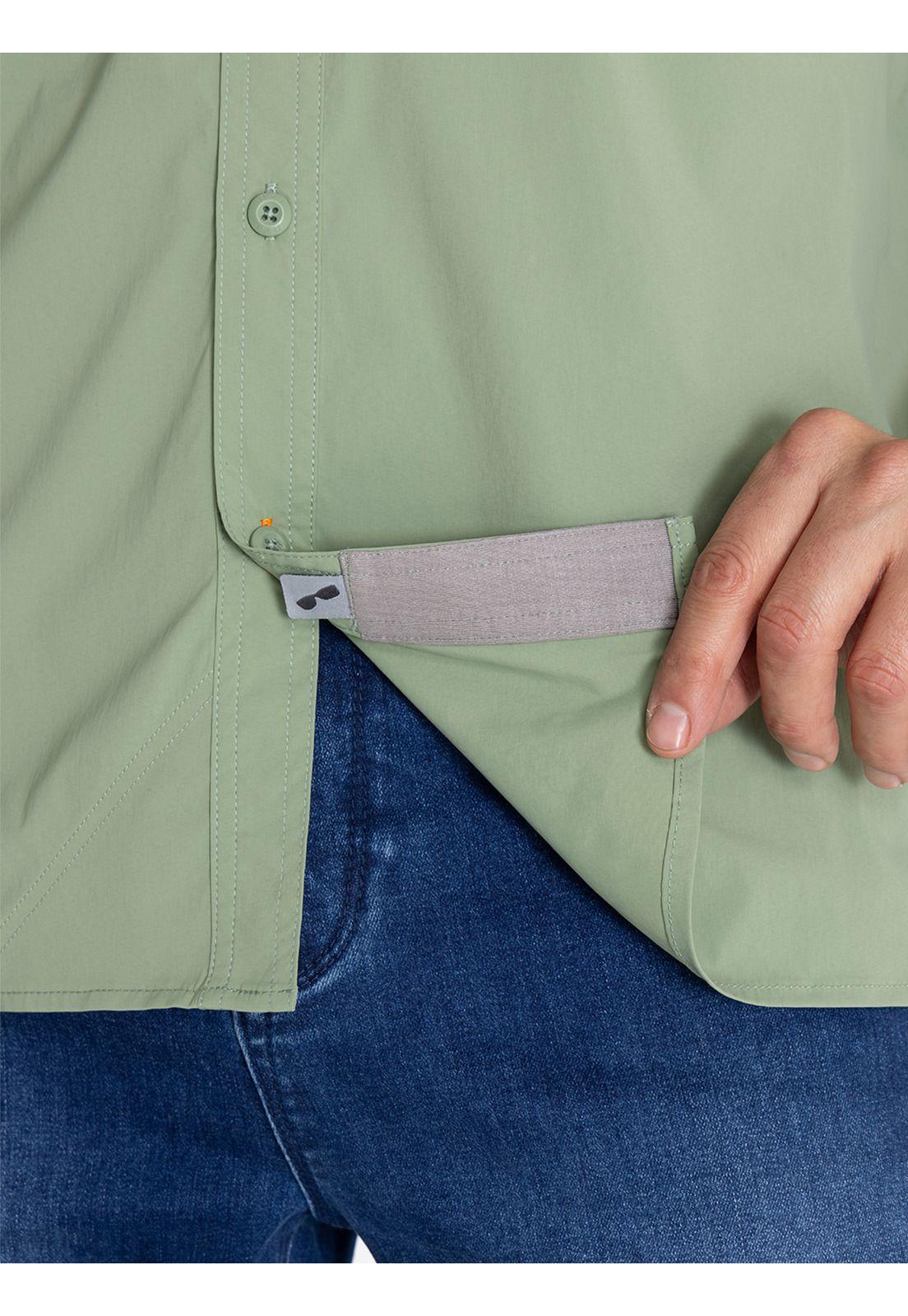 Camisa UPF Verde Chungara Hombre -9