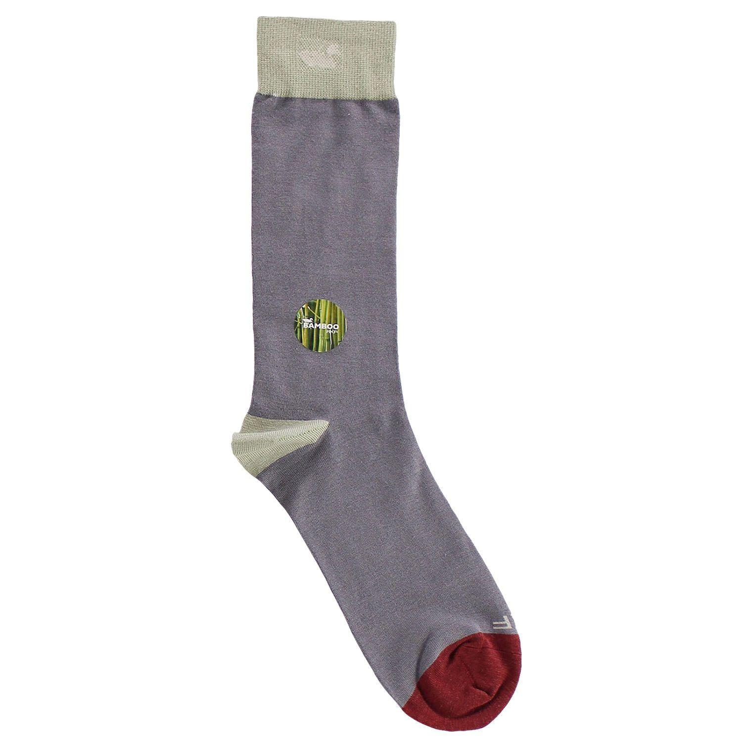 Calcetin Algodón Hombre Classduck Gris Rockford-0