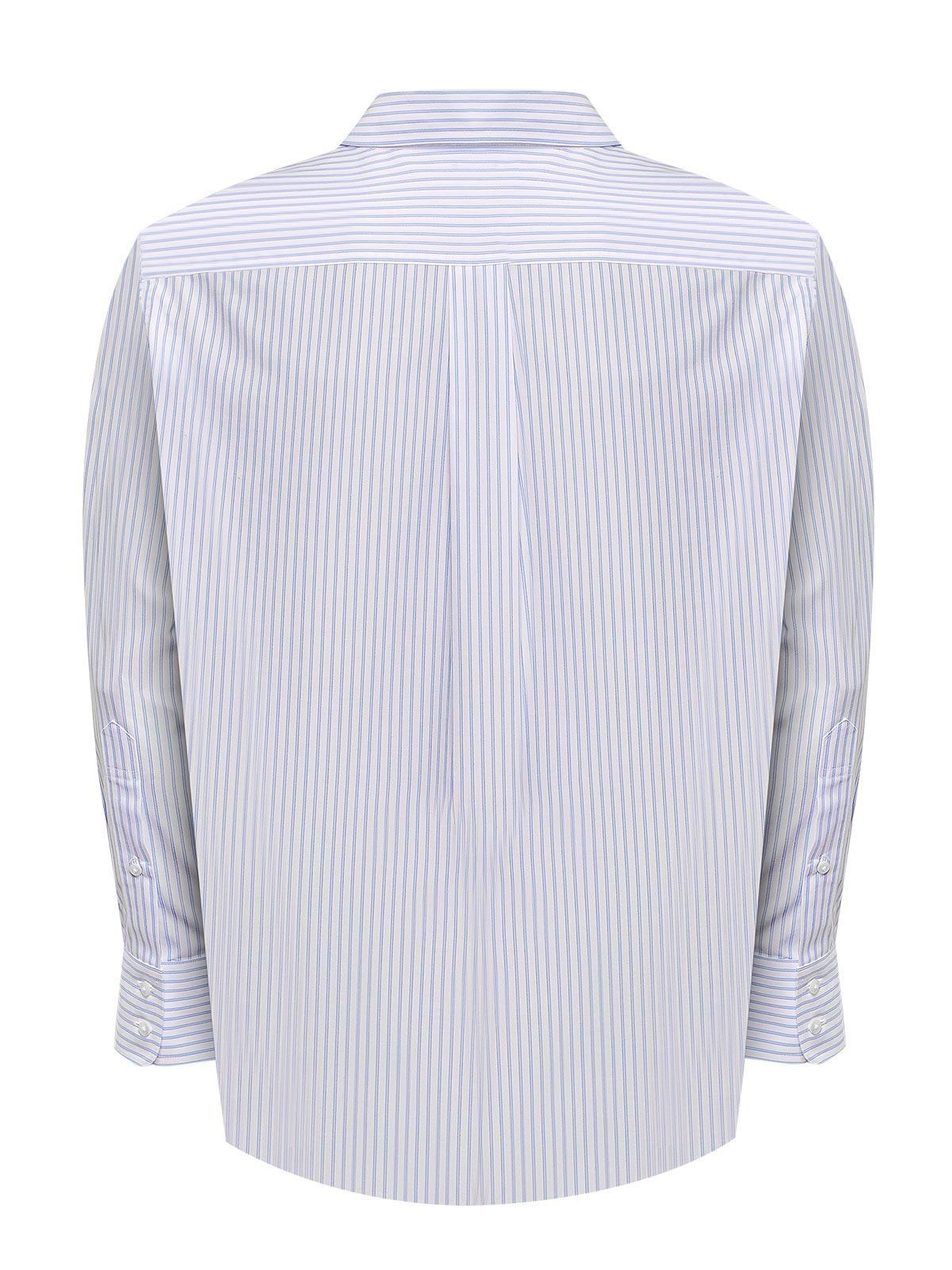 Camisa Cuello Botón Hombre Easyiron Celeste-3