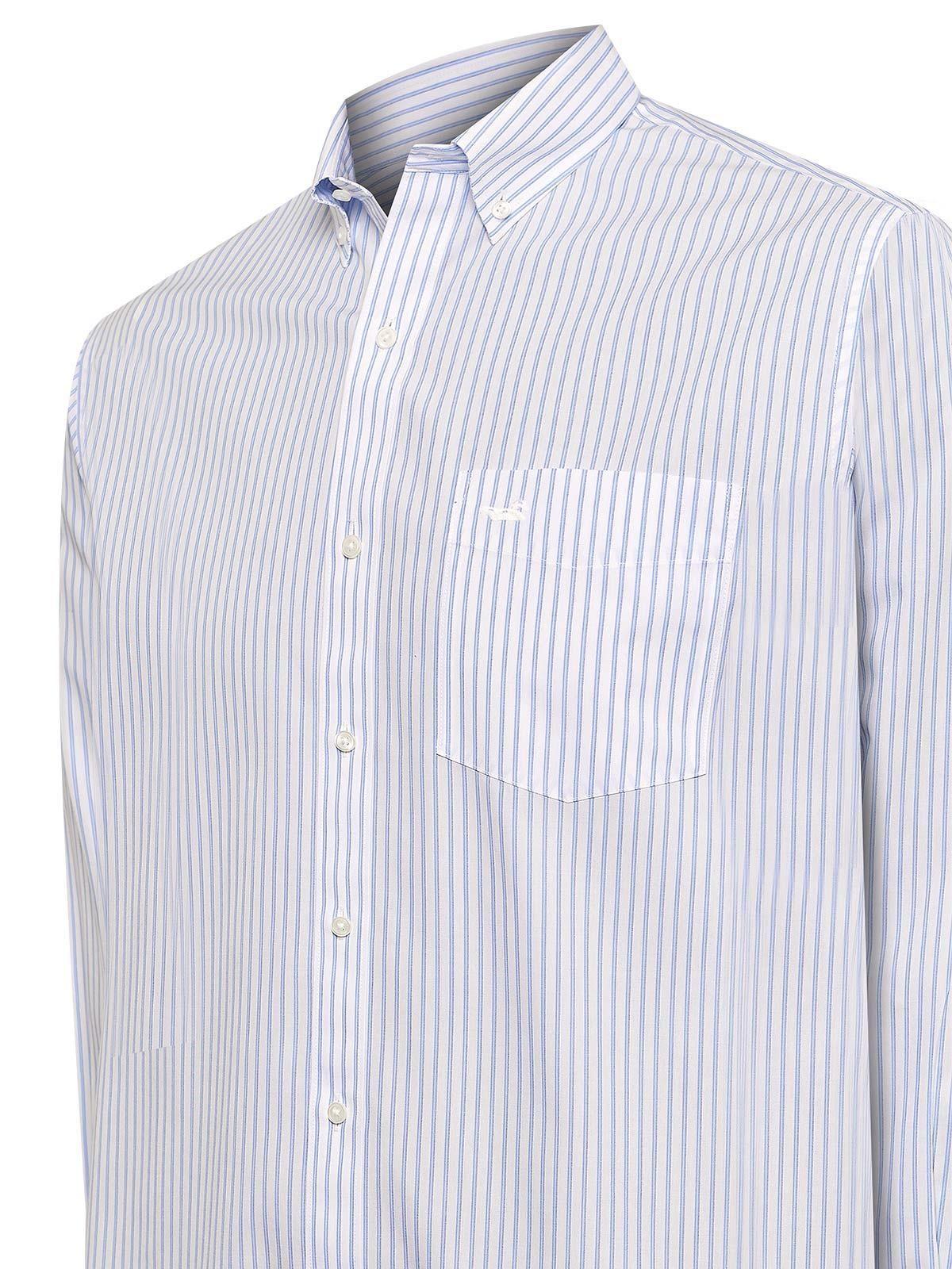 Camisa Cuello Botón Hombre Easyiron Celeste-4