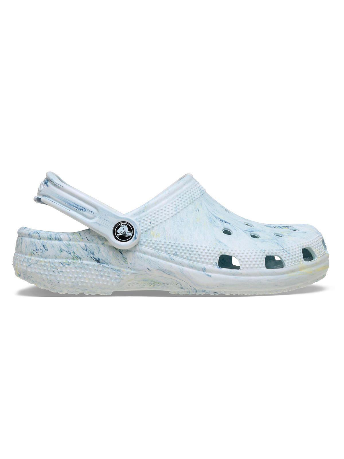 Zueco Unisex Classic Marbled Clog Blanco-0