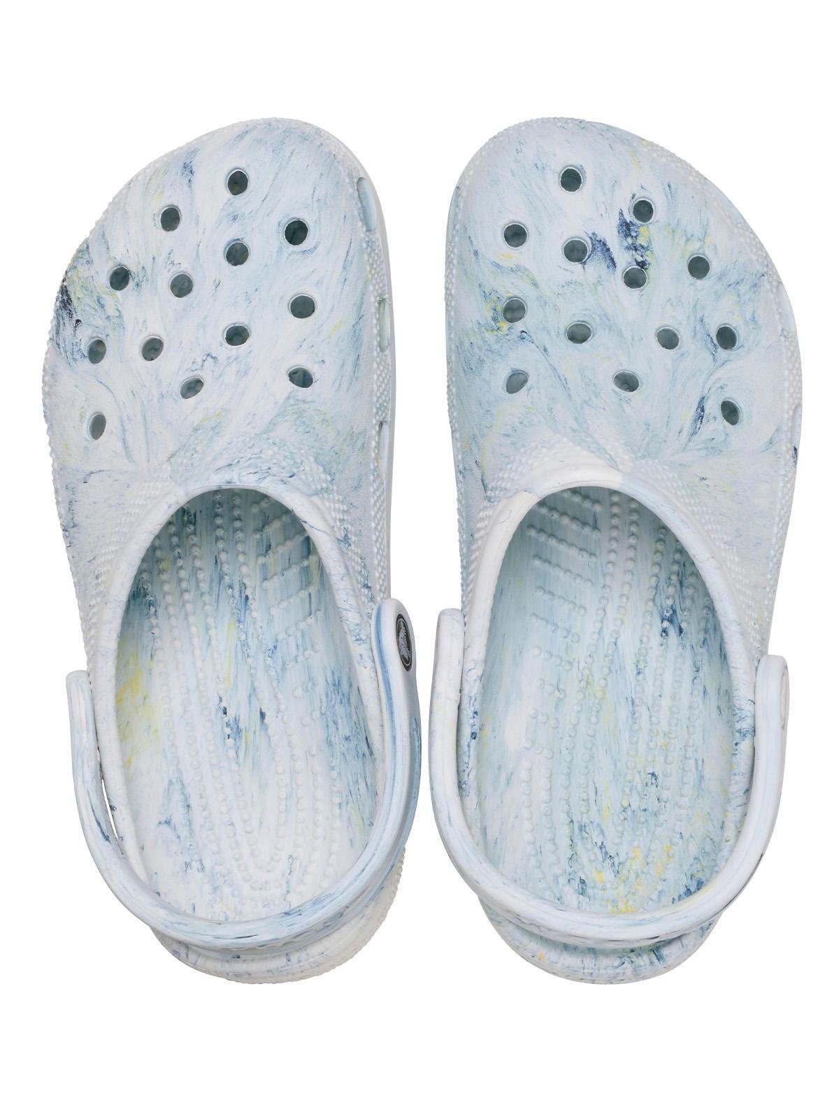 Zueco Unisex Classic Marbled Clog Blanco-3