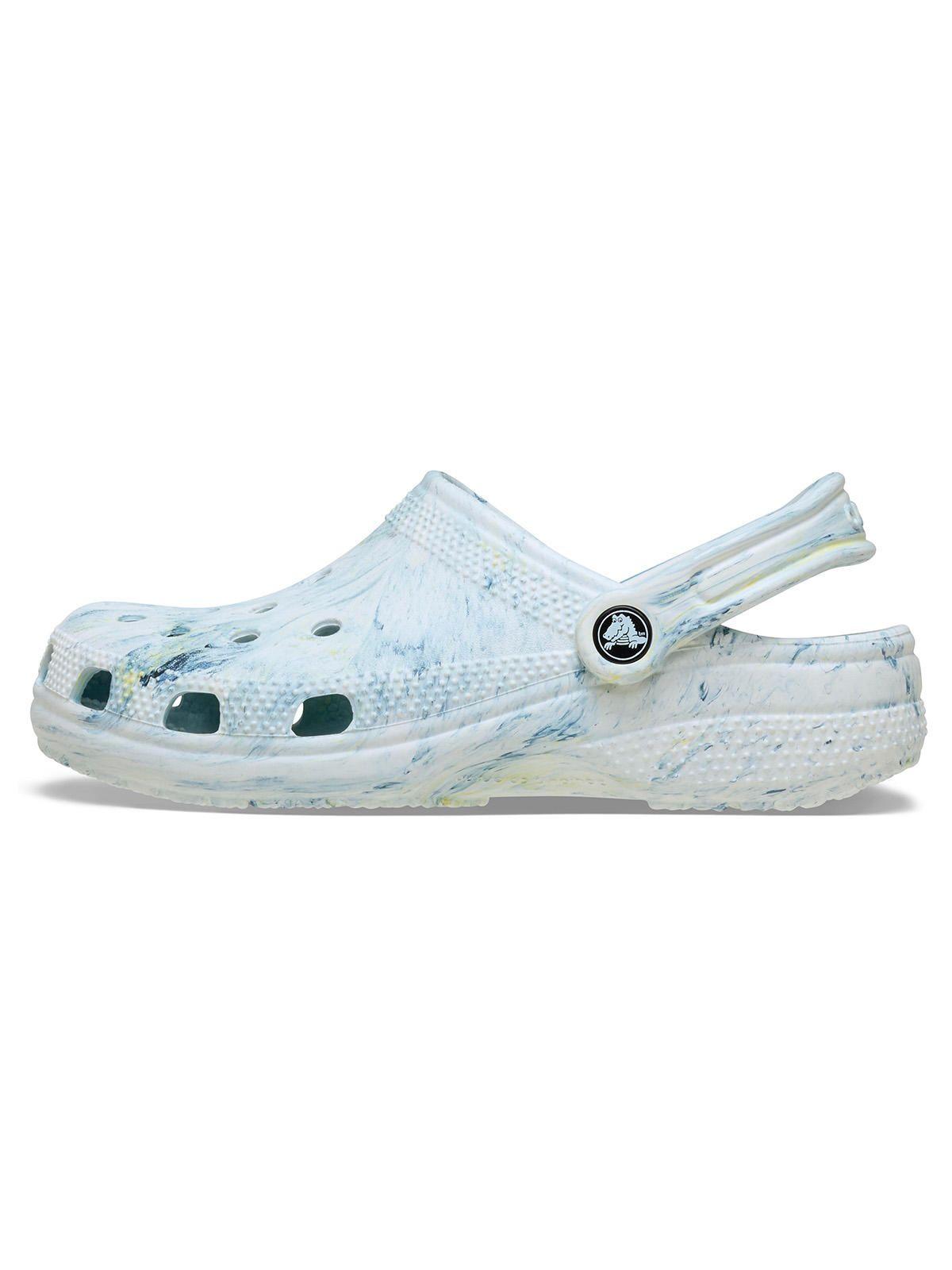 Zueco Unisex Classic Marbled Clog Blanco-6
