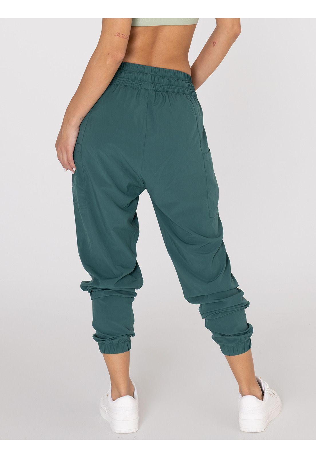 Jogger Pantalón Buzo Mujer Demi Verde -3