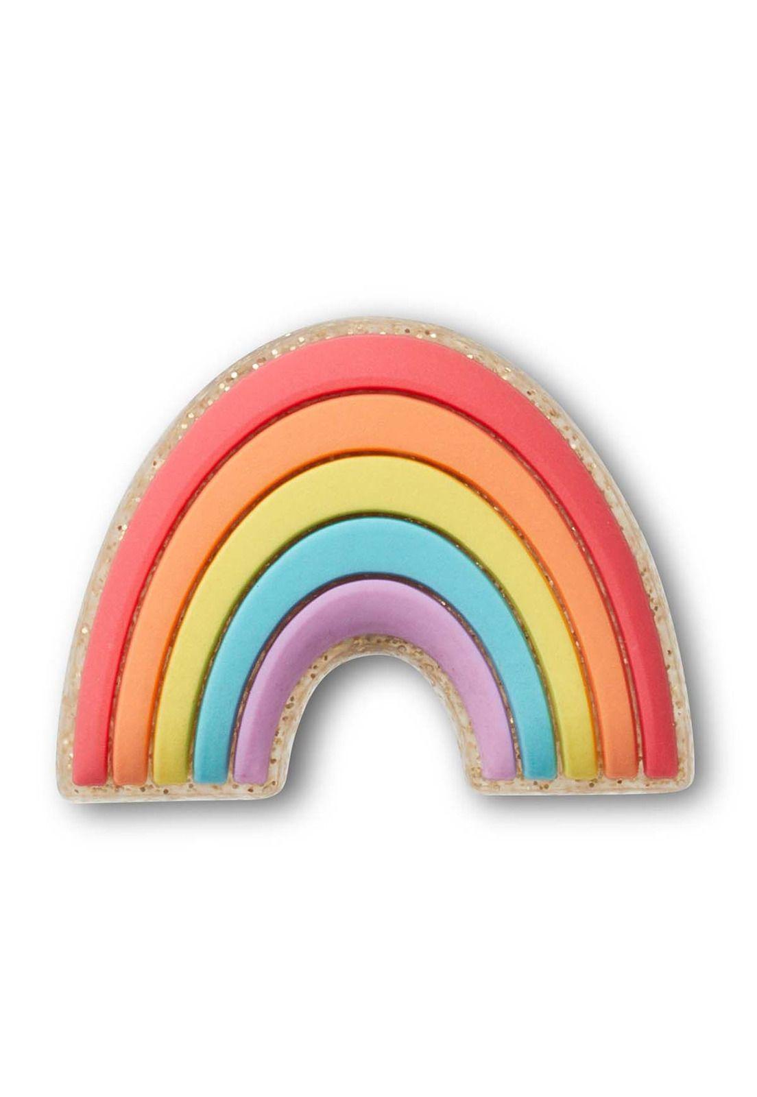 Jibbitz Arco Iris Brillo Rosa-0