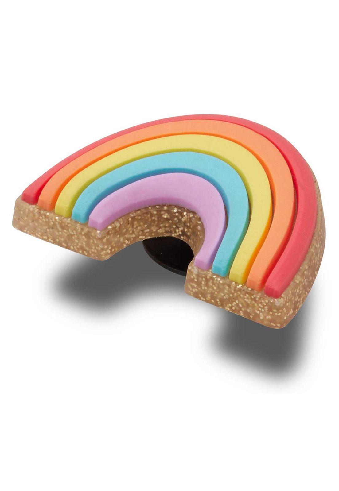 Jibbitz Arco Iris Brillo Rosa-2