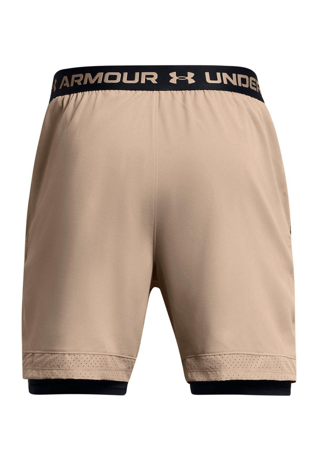 Short Training para hombre Vanish Woven 2-in-1 cafe -1