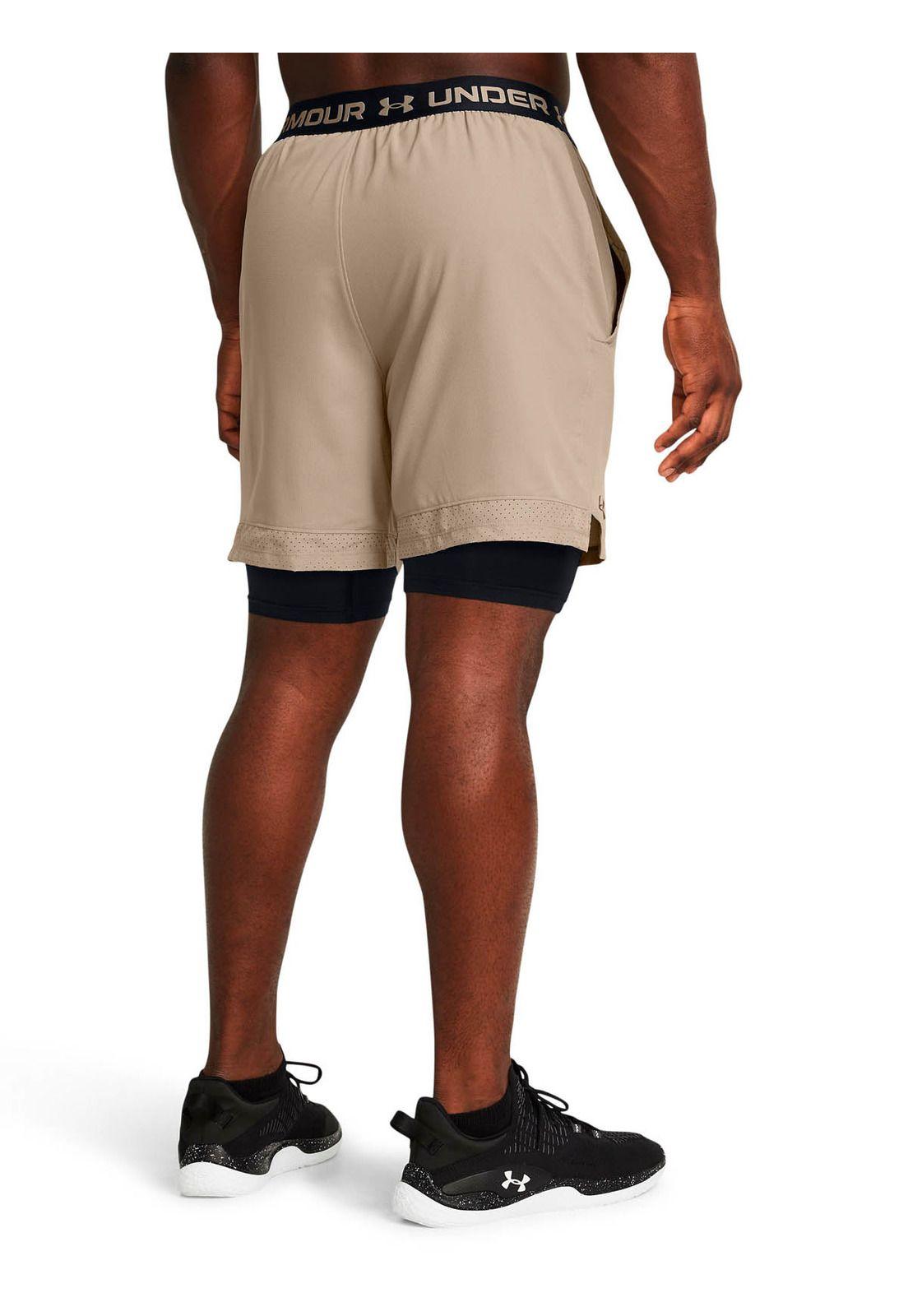 Short Training para hombre Vanish Woven 2-in-1 cafe -4
