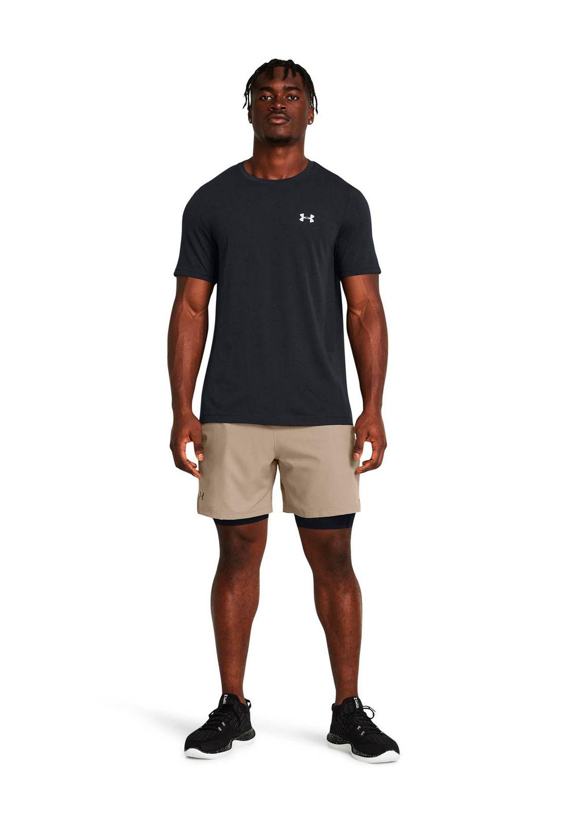 Short Training para hombre Vanish Woven 2-in-1 cafe -5