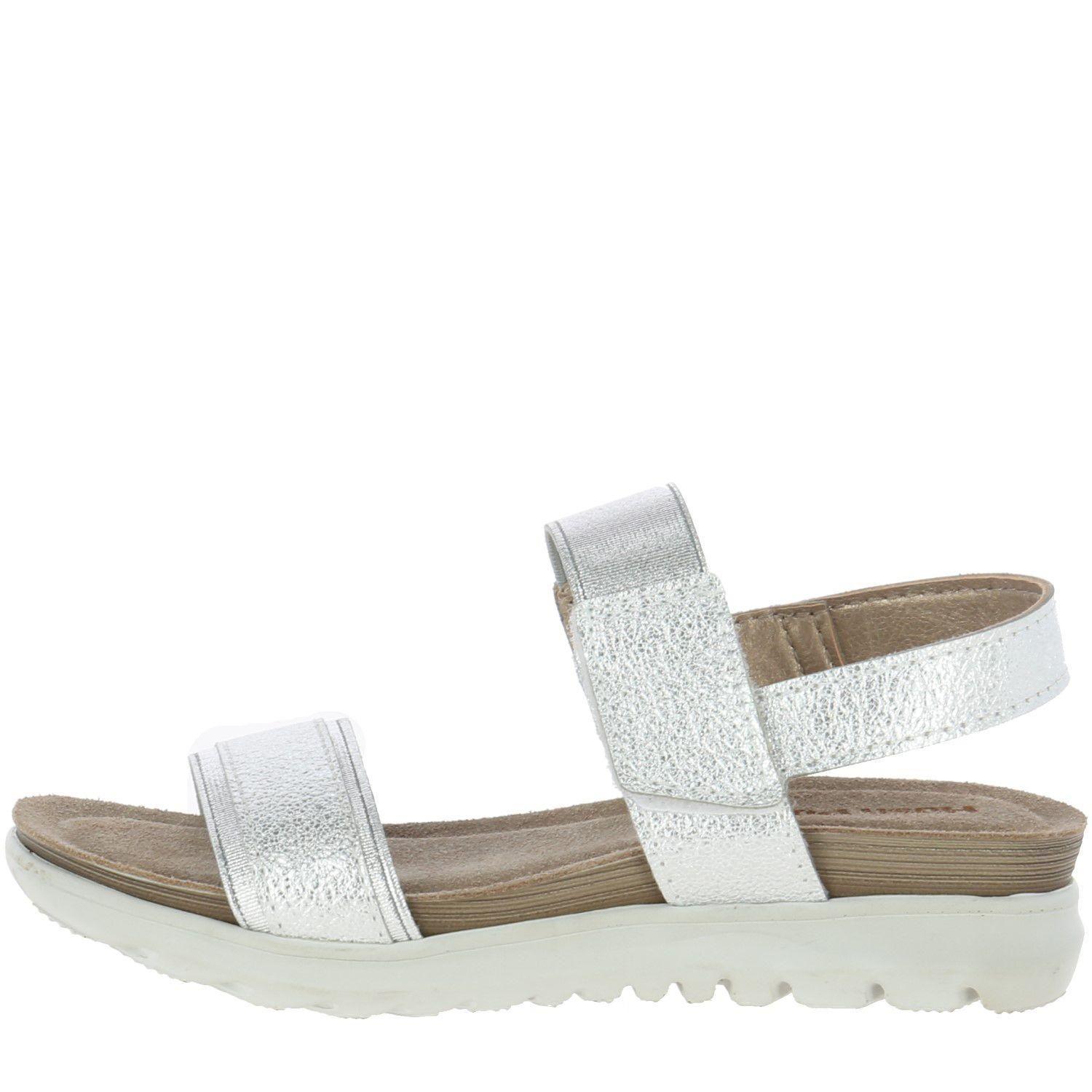 Sandalia  Dance Plateado-3