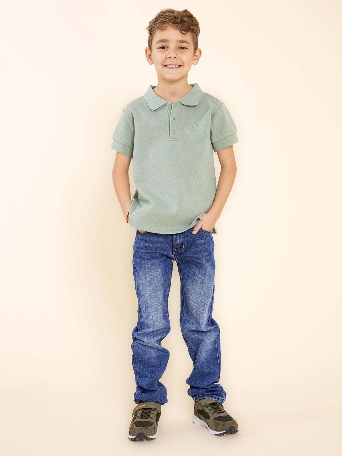 Polera Niño Springboks Verde-1