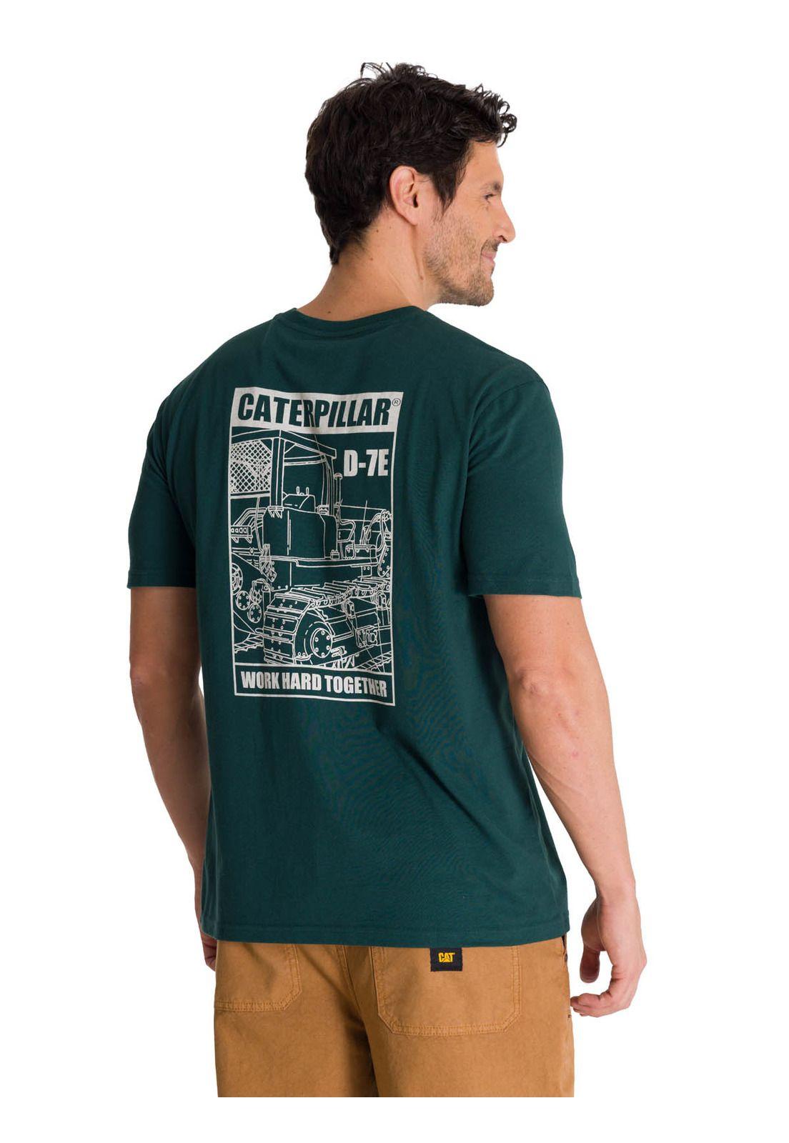Polera Manga Corta Hombre Heritage Diseño Petroleo-3