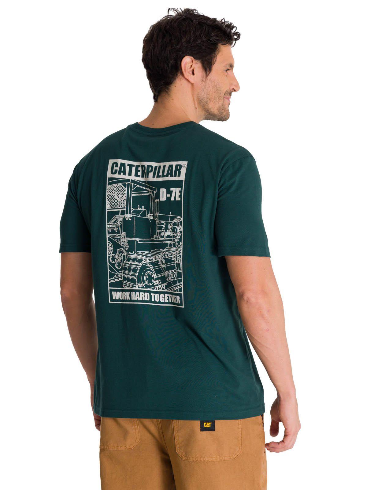 Polera Manga Corta Hombre Heritage Diseño Petroleo-3