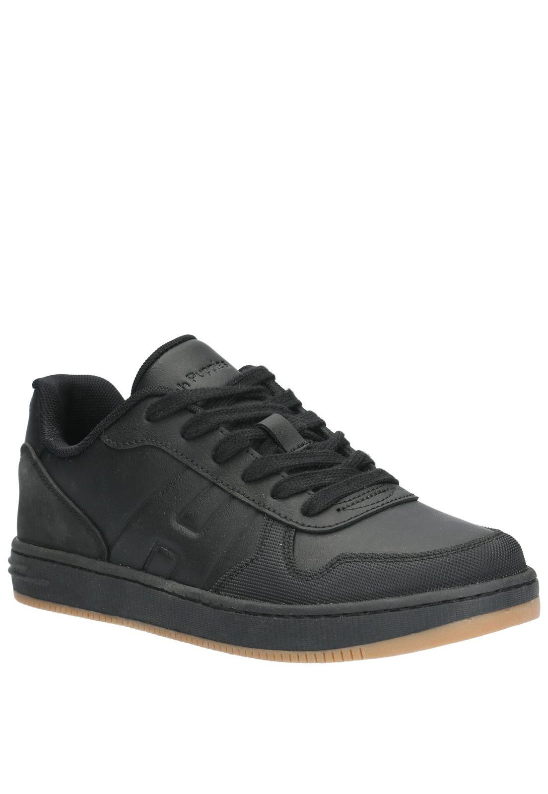 Zapatilla Escolar Twist negro niño-2