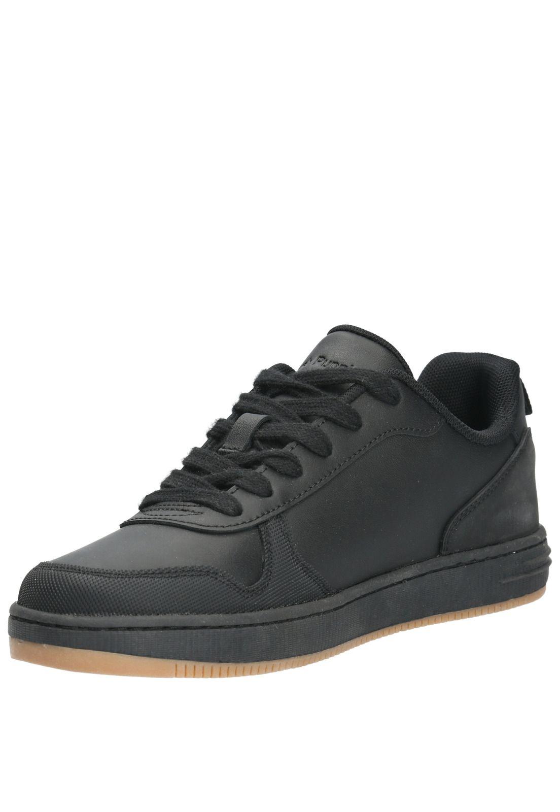 Zapatilla Escolar Twist negro niño-4