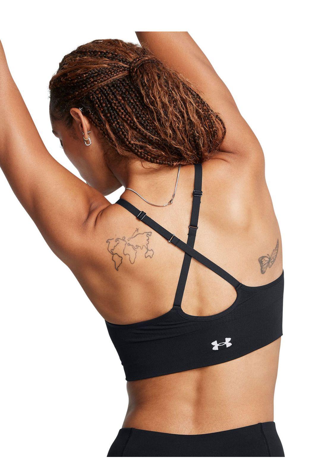 Sostén low seamless Vanish mujer Negro-4