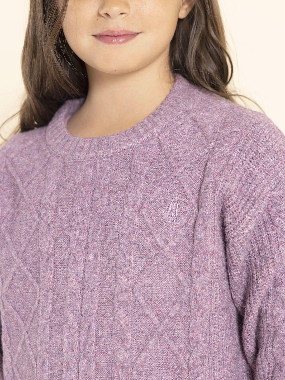 Chaleco Luzma Niña Morado-4