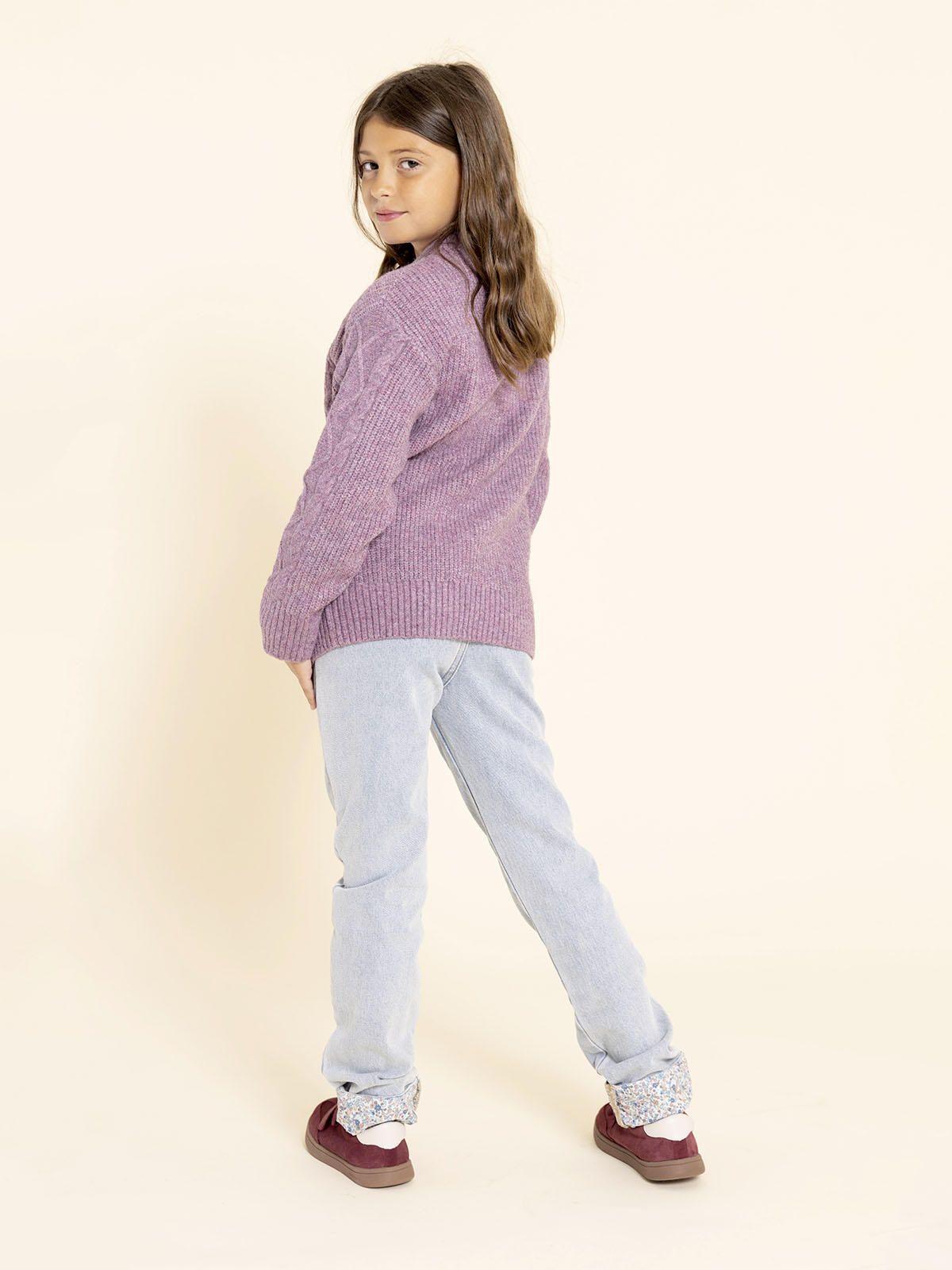 Chaleco Luzma Niña Morado-5