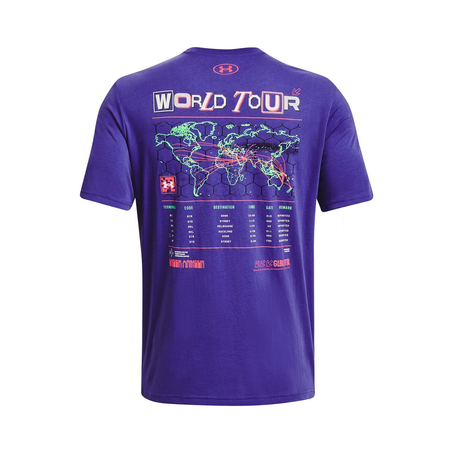 Polera M/C Training World Tour Ss Morado Hombre-1
