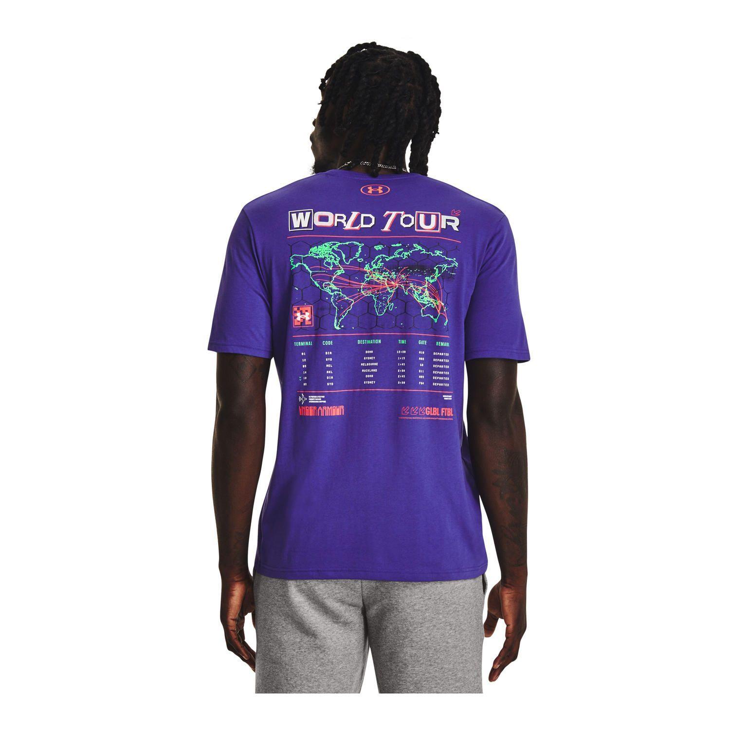 Polera M/C Training World Tour Ss Morado Hombre-4