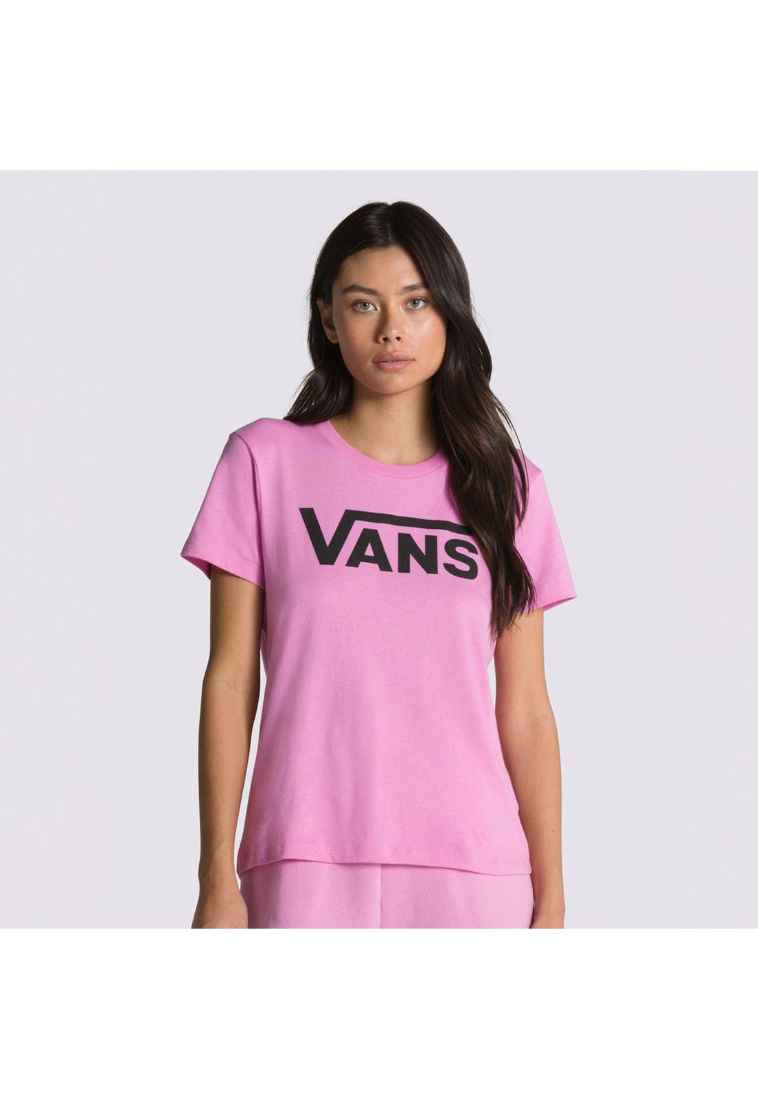 Polera Manga Corta Flying V Crew Tee Rosado Mujer-0