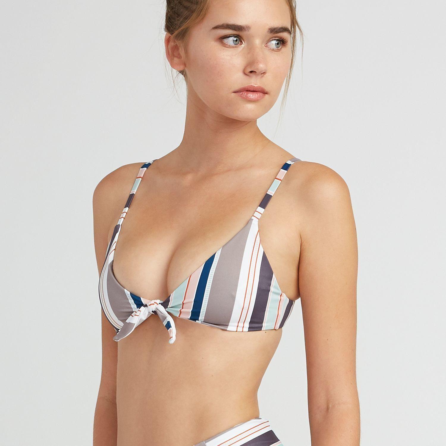 Bikini Sosten Femenino Off Shore Knot Front Crema-0