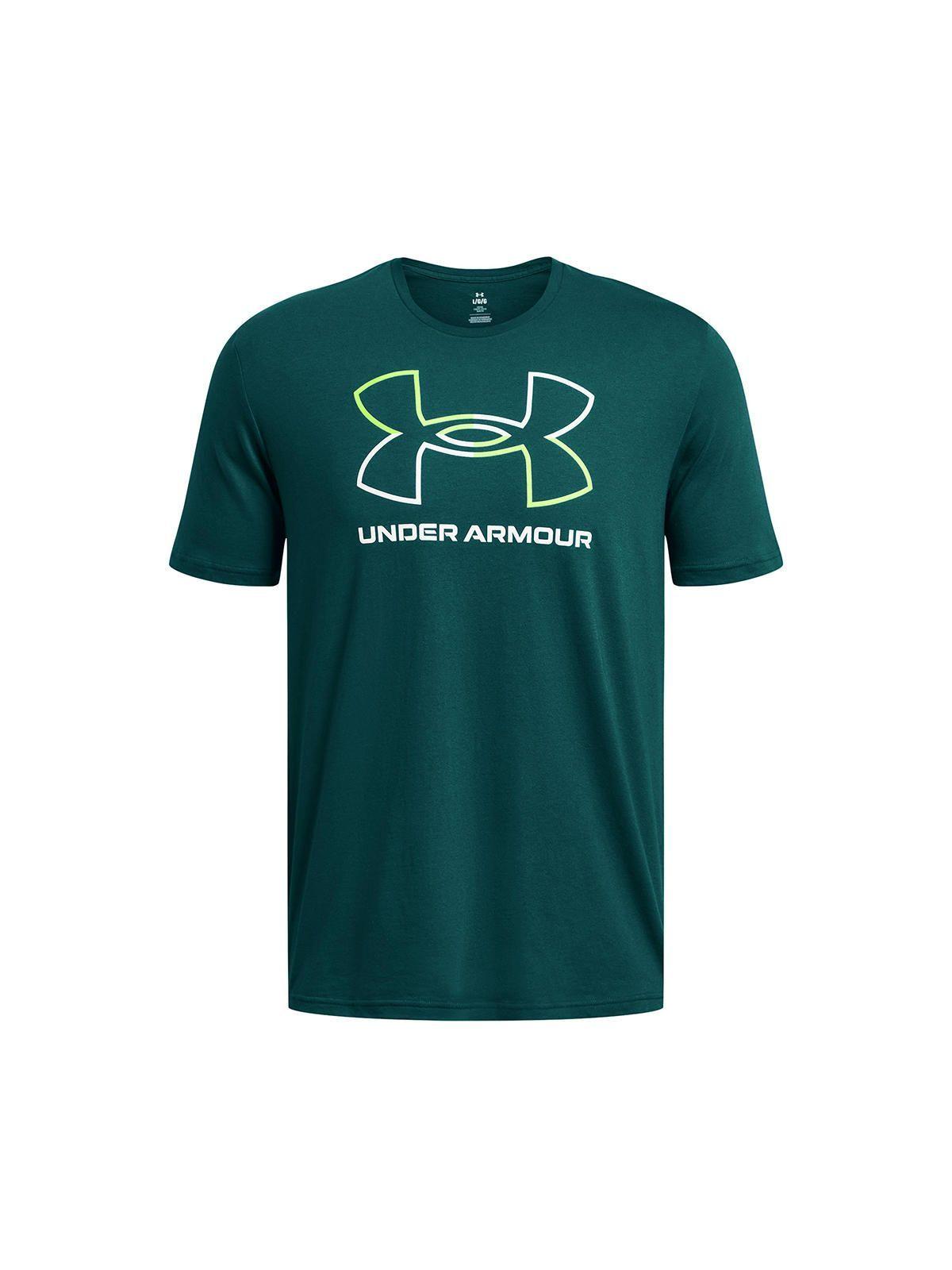 Polera UA Foundation hombre Verde Oscuro-0