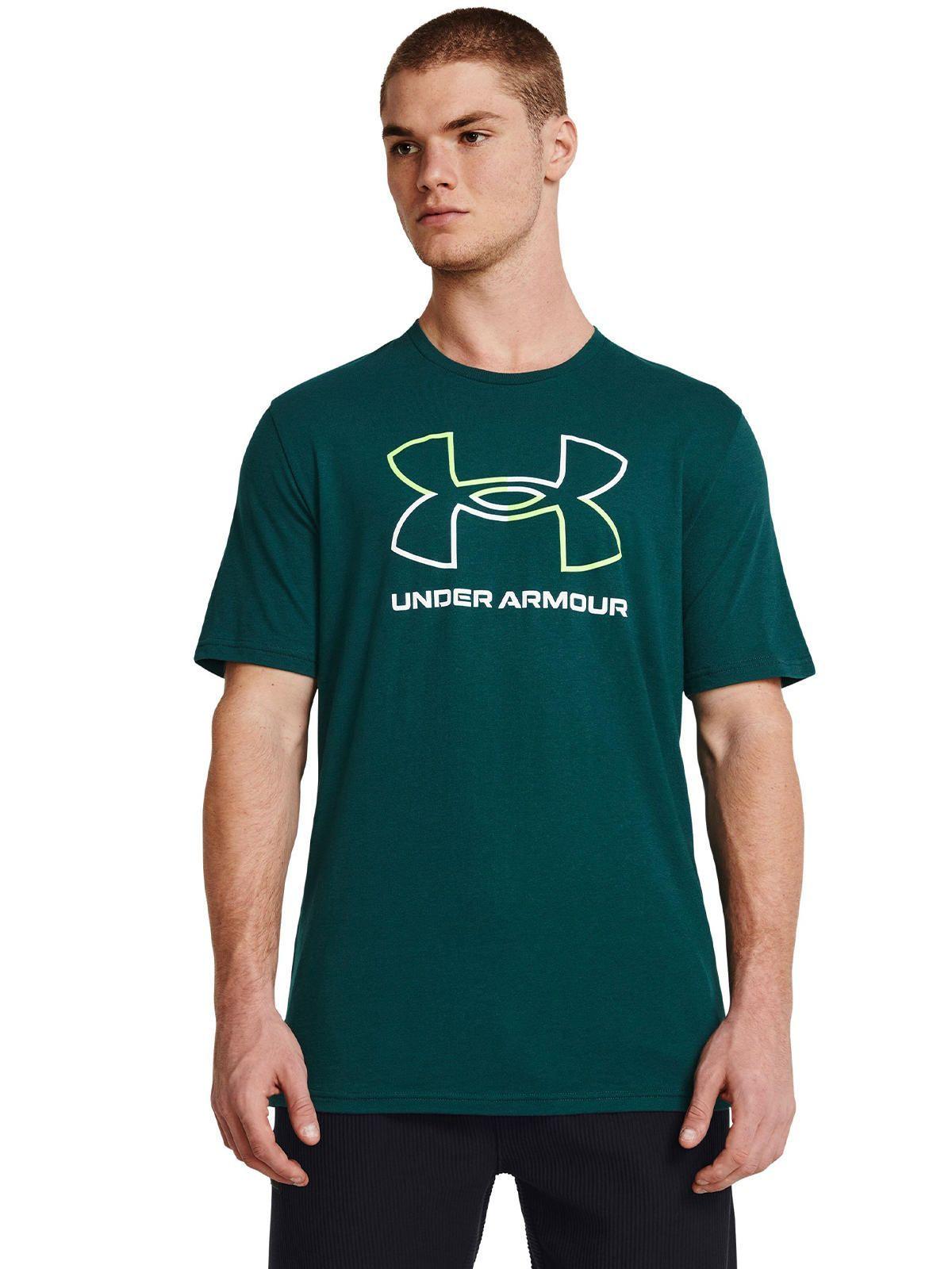 Polera UA Foundation hombre Verde Oscuro-3