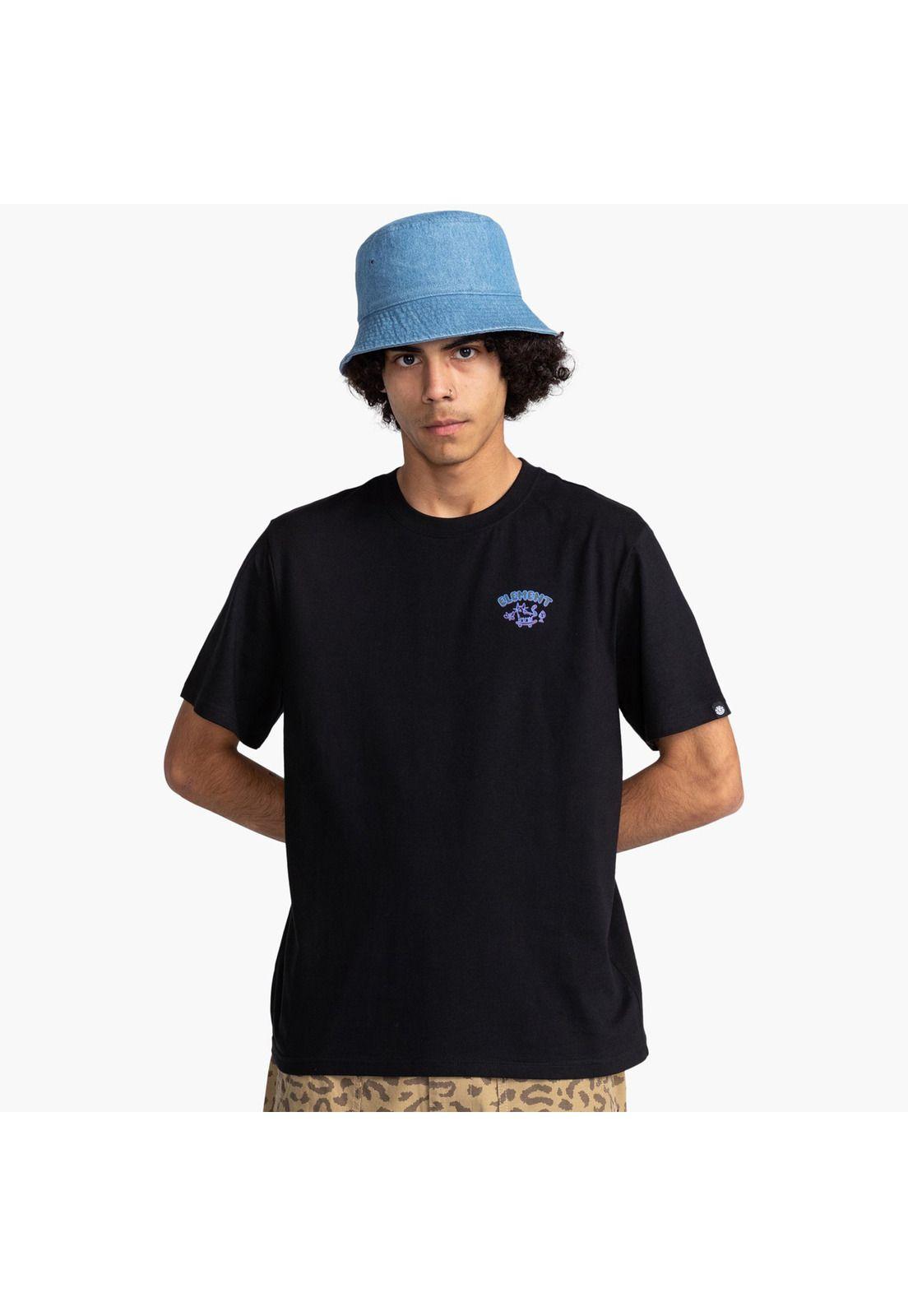 Polera M/C Hombre Orfeo Negro-2