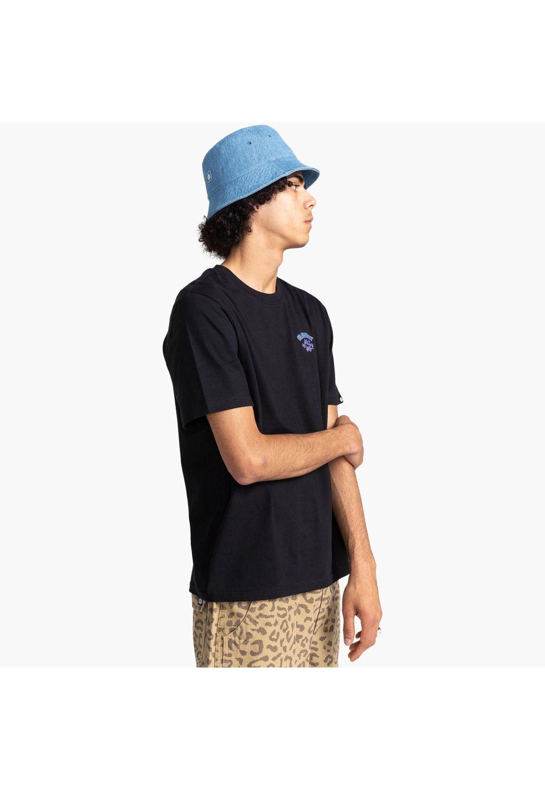 Polera M/C Hombre Orfeo Negro-3