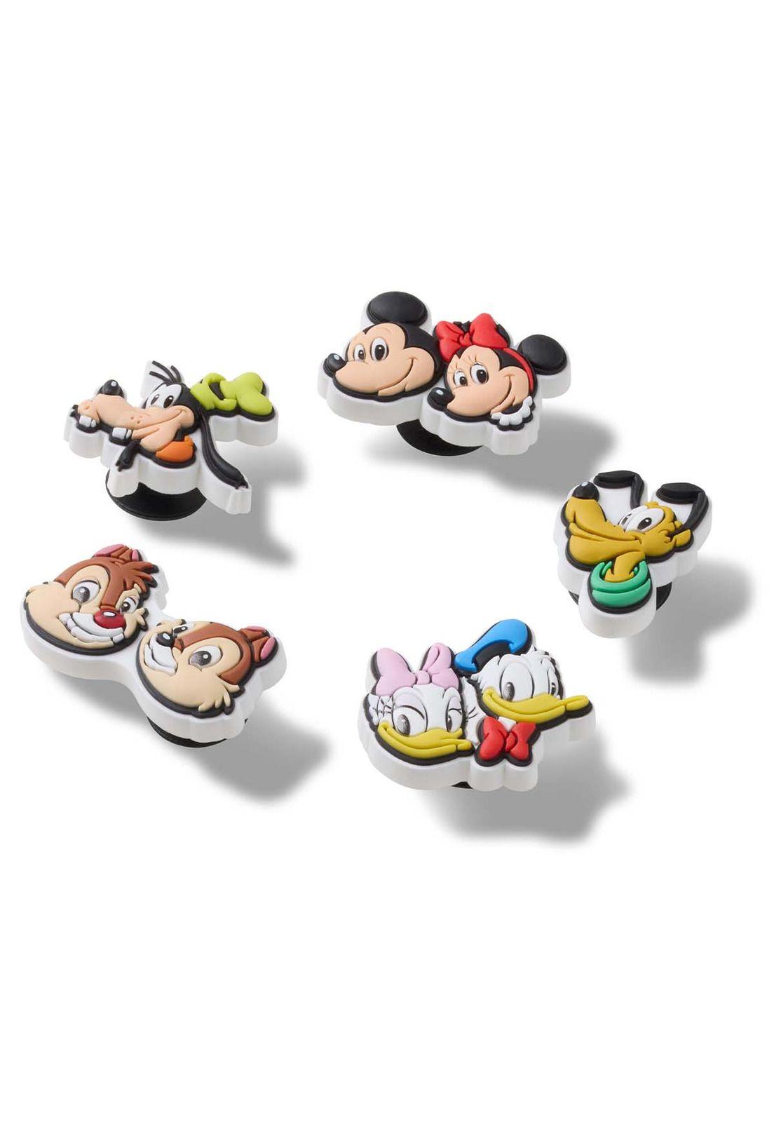 Jibbitz Crocs Mickey Y Amigos Pack 5 Blanco-2