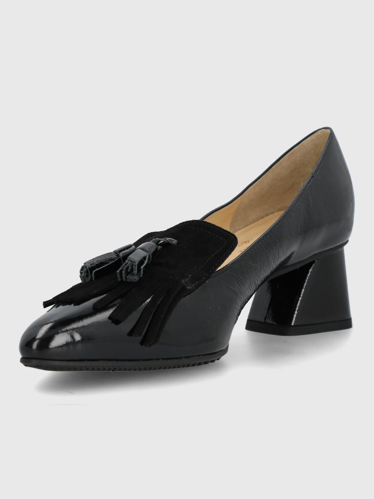 Zapato Brunate Cuero Mujer Vicola Negro-5