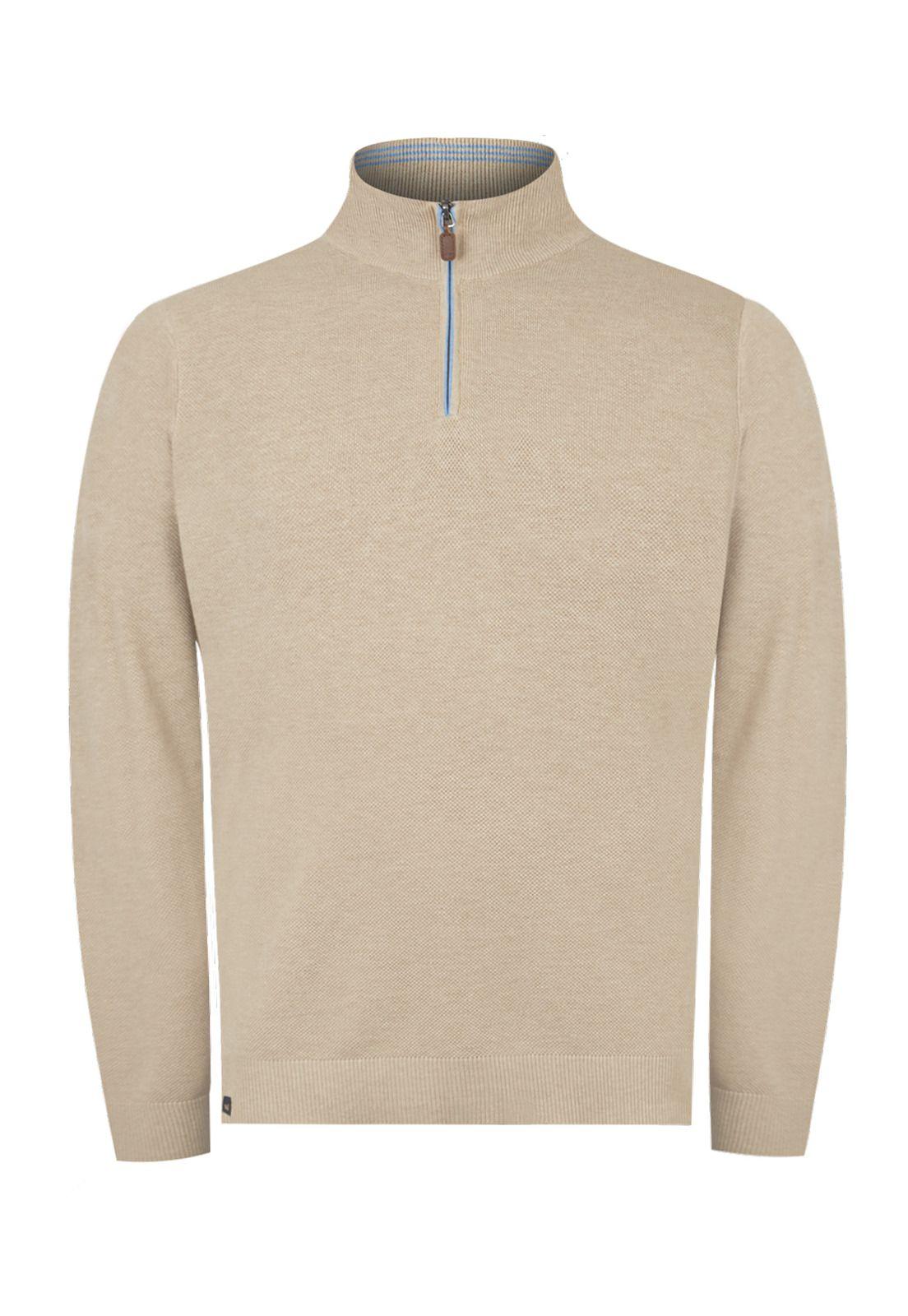 Chaleco Algodón Orgánico Beige Bilbao Hombre -0