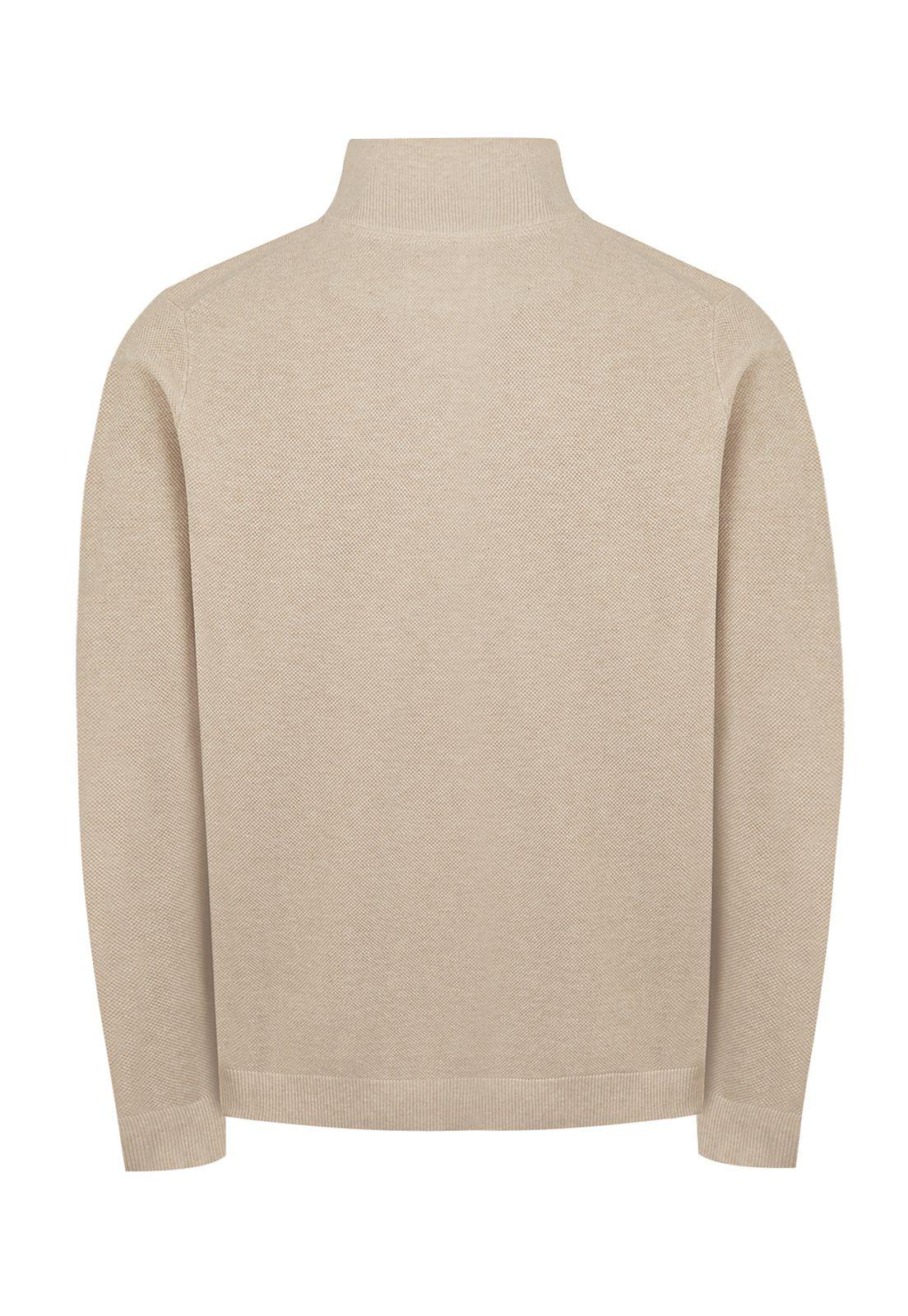 Chaleco Algodón Orgánico Beige Bilbao Hombre -1