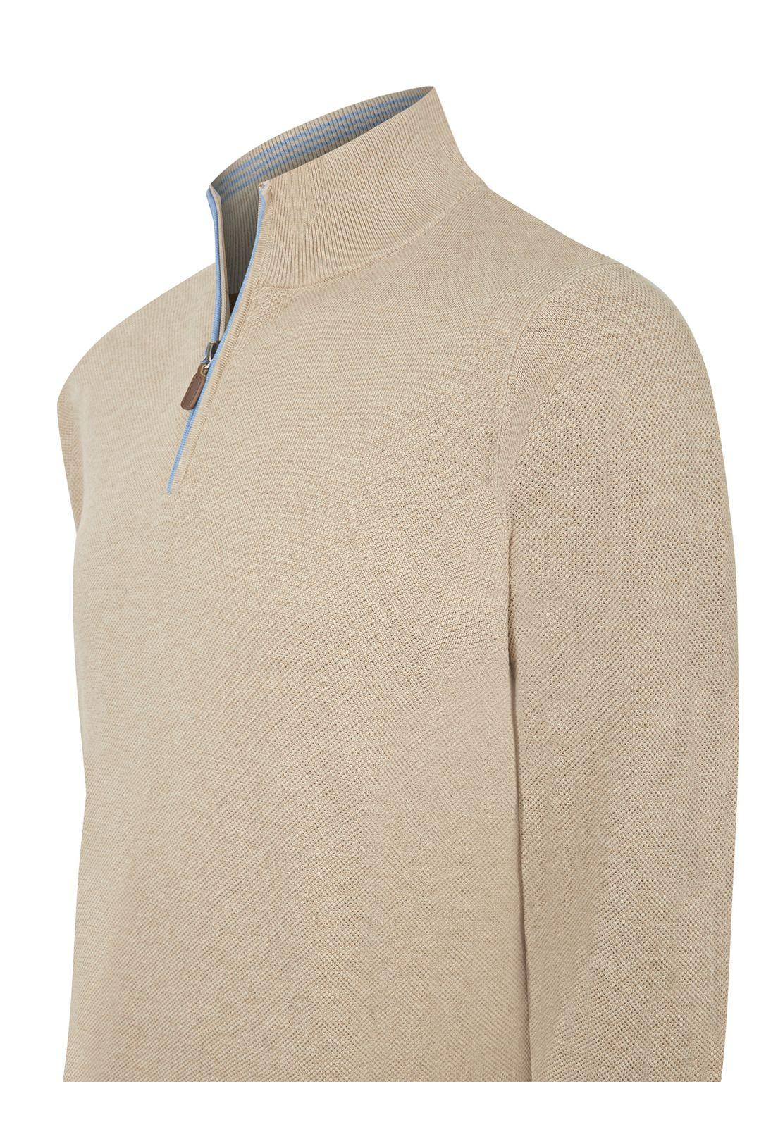 Chaleco Algodón Orgánico Beige Bilbao Hombre -3