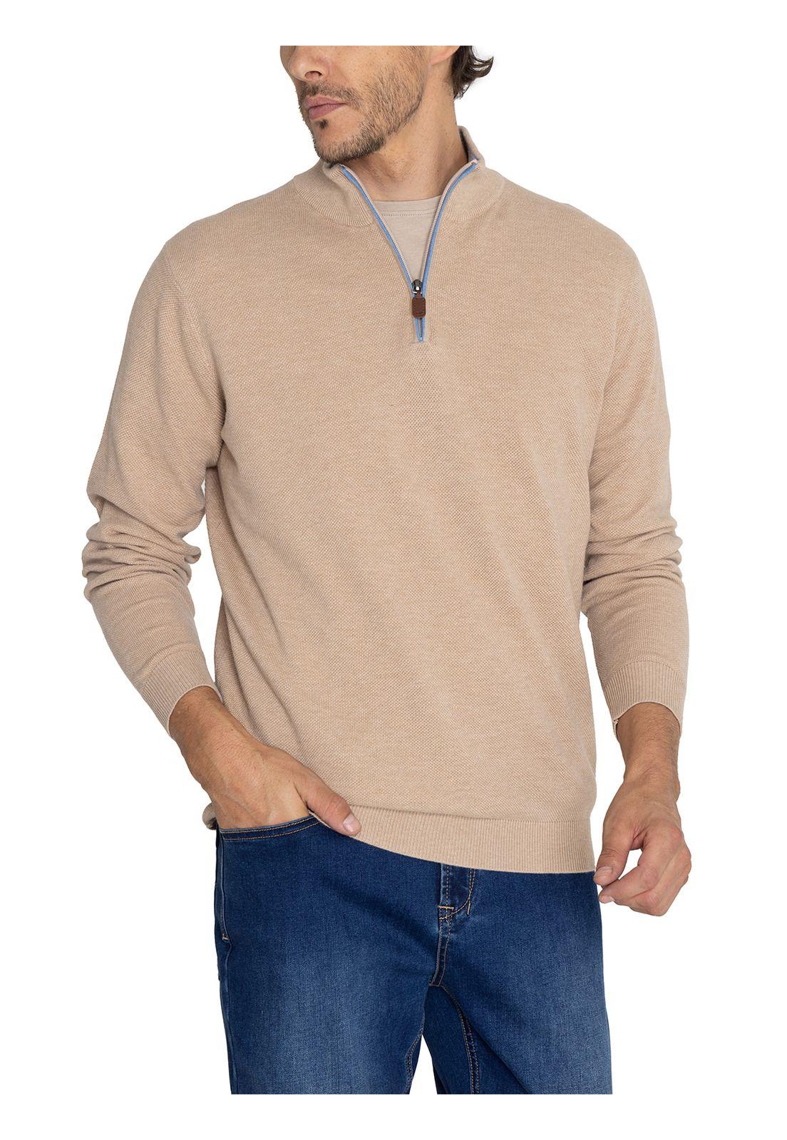 Chaleco Algodón Orgánico Beige Bilbao Hombre -4
