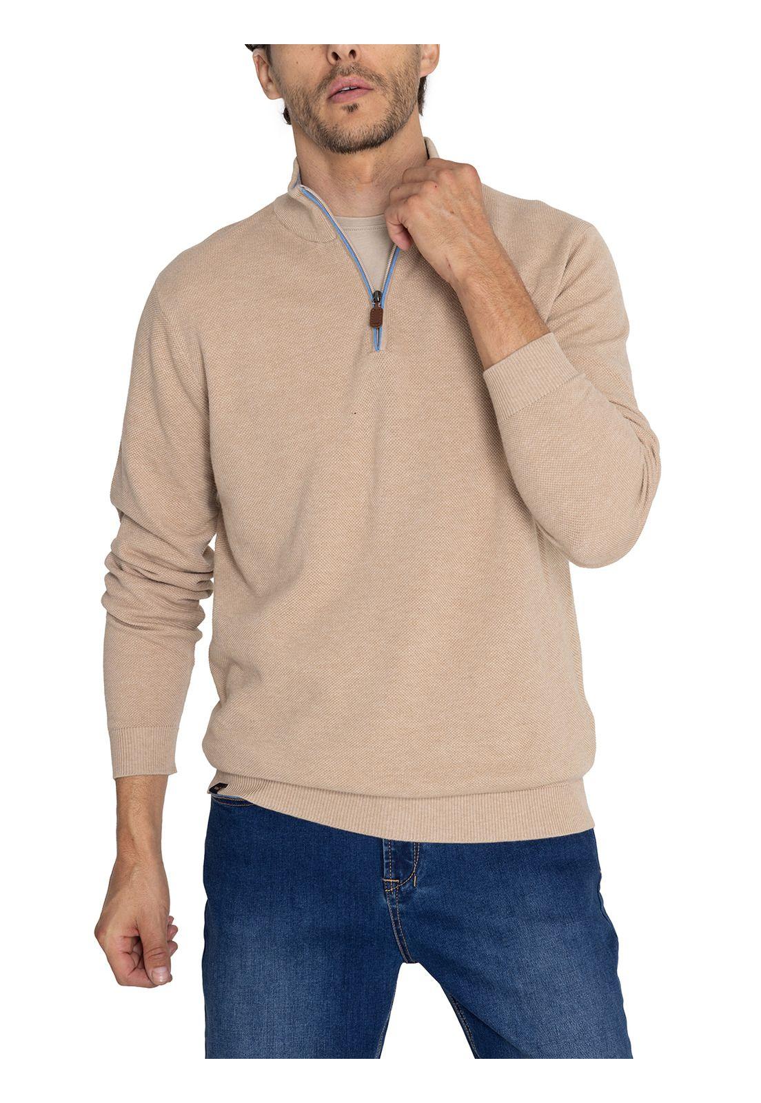 Chaleco Algodón Orgánico Beige Bilbao Hombre -5