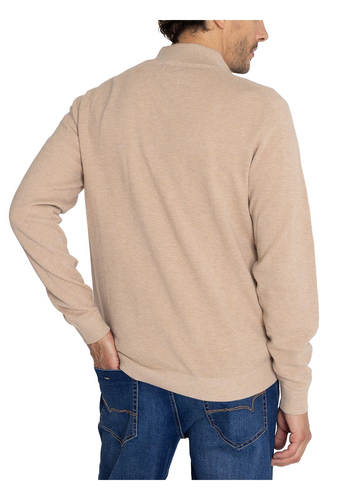 Chaleco Algodón Orgánico Beige Bilbao Hombre -7