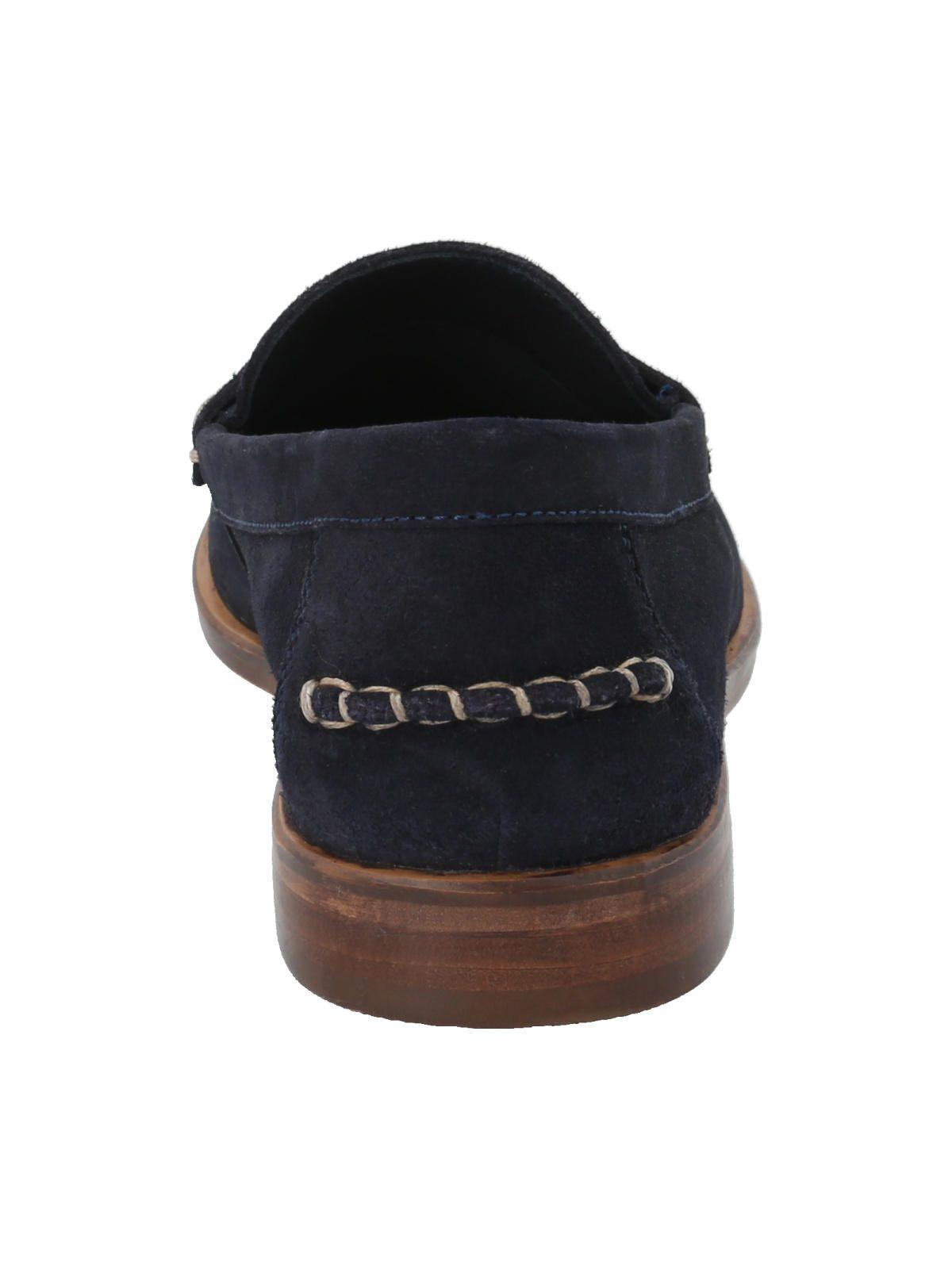 Mocasín Cuero Mujer Valtteri Azul-6