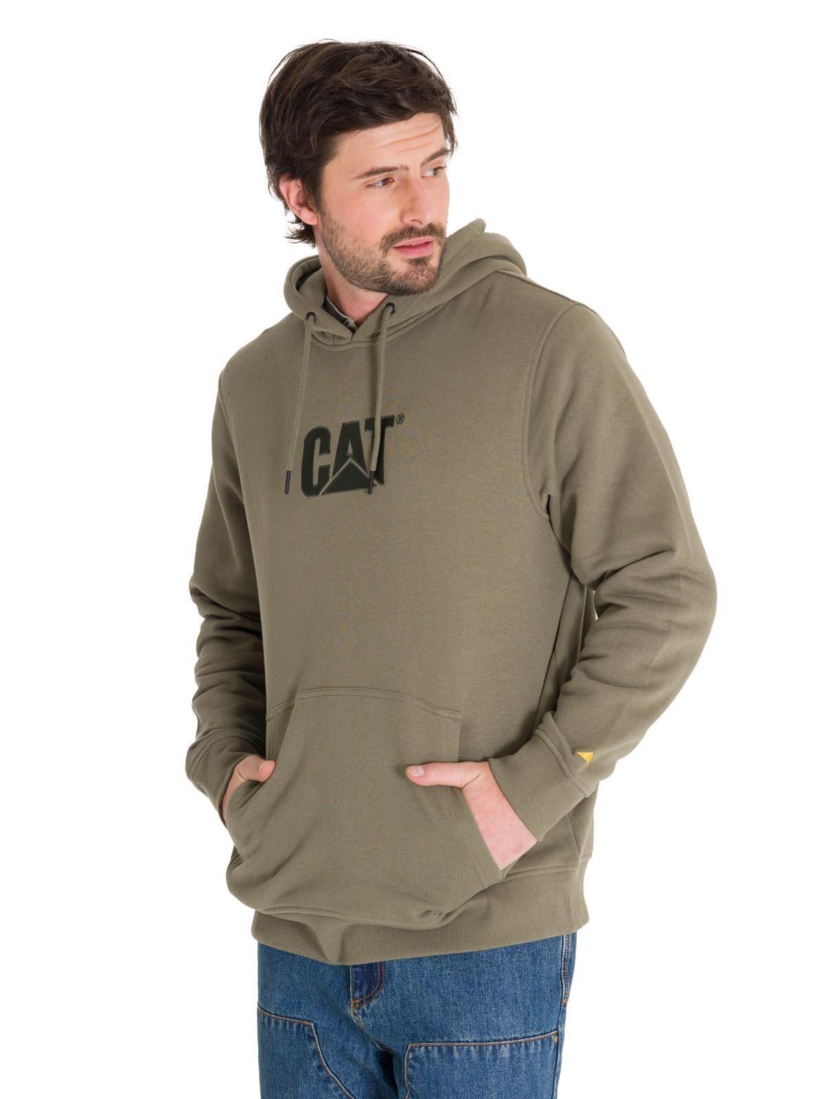 Polerón Fleece Logo Hombre Verde Petróleo-1