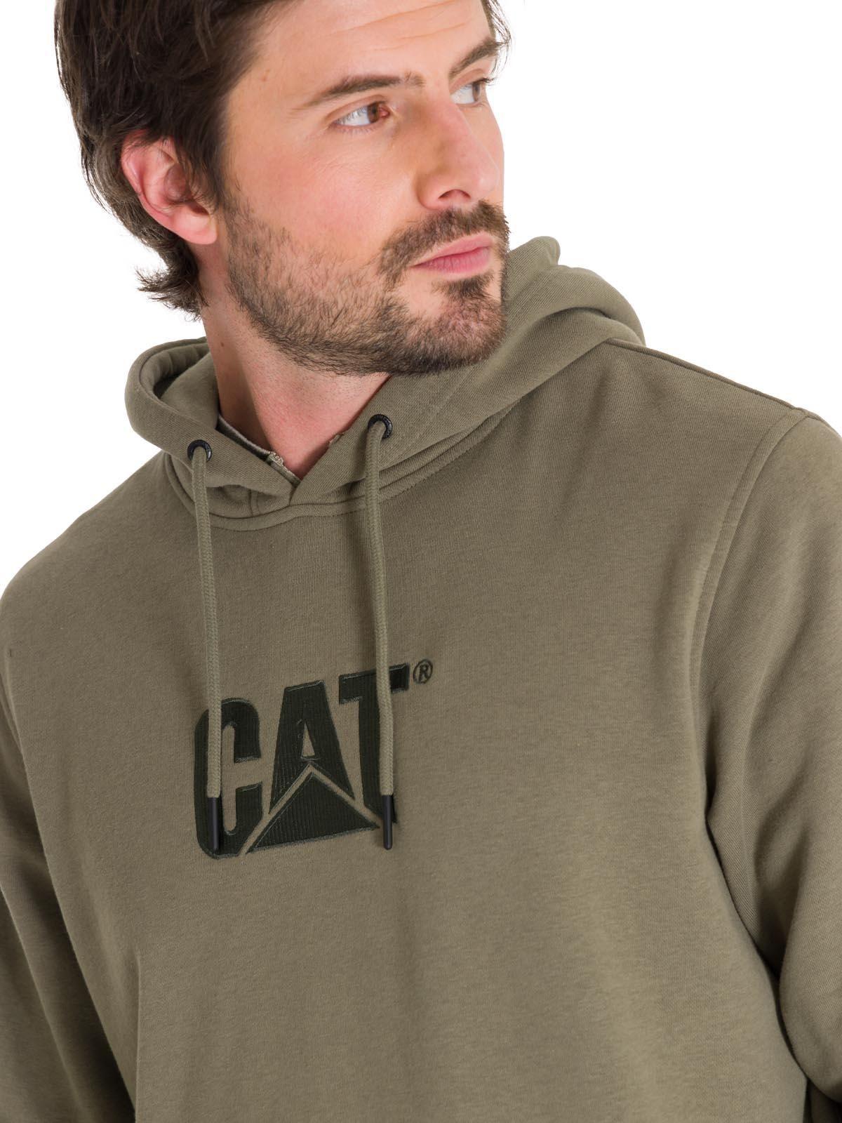 Polerón Fleece Logo Hombre Verde Petróleo-4
