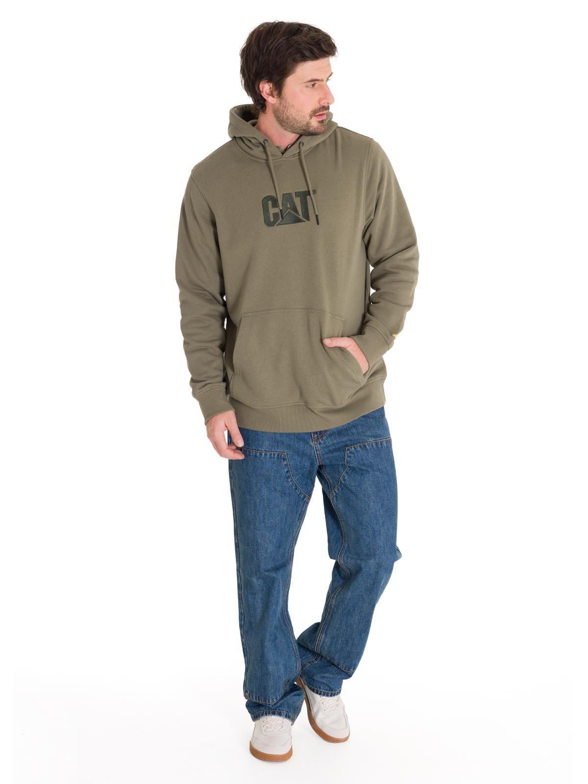 Polerón Fleece Logo Hombre Verde Petróleo-6