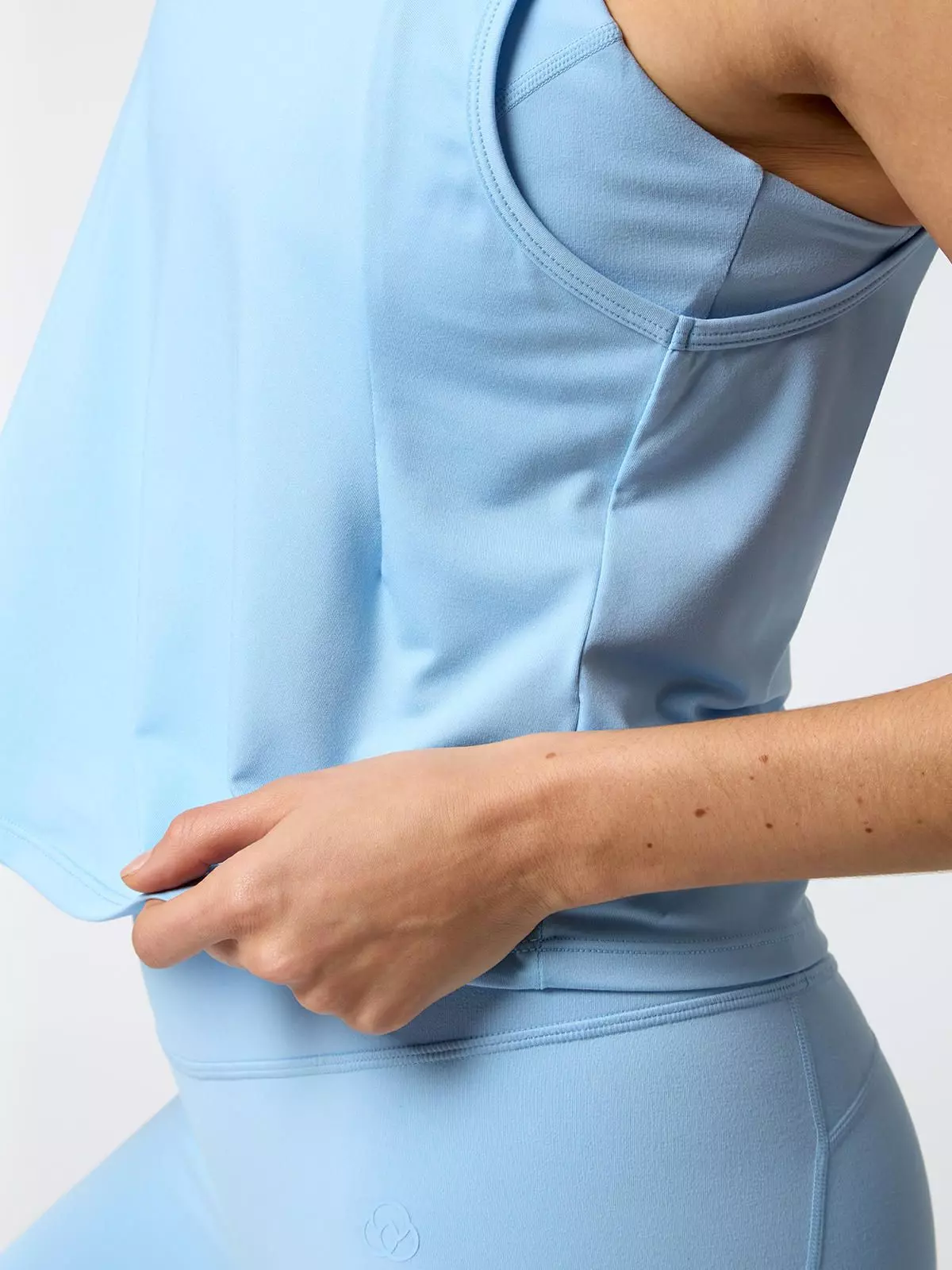 Polera Vest Zia Rec Celeste Mujer-4