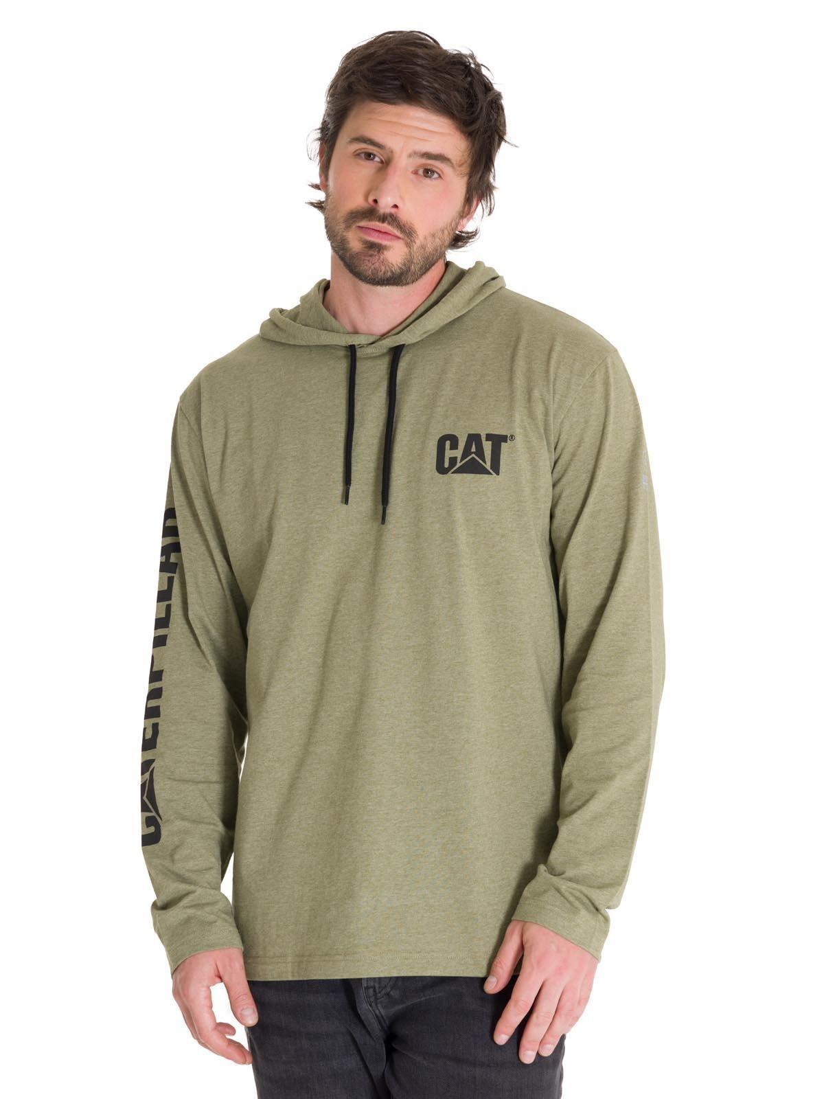 Polera Manga Larga Upf Hooded Banner Hombre Verde-1