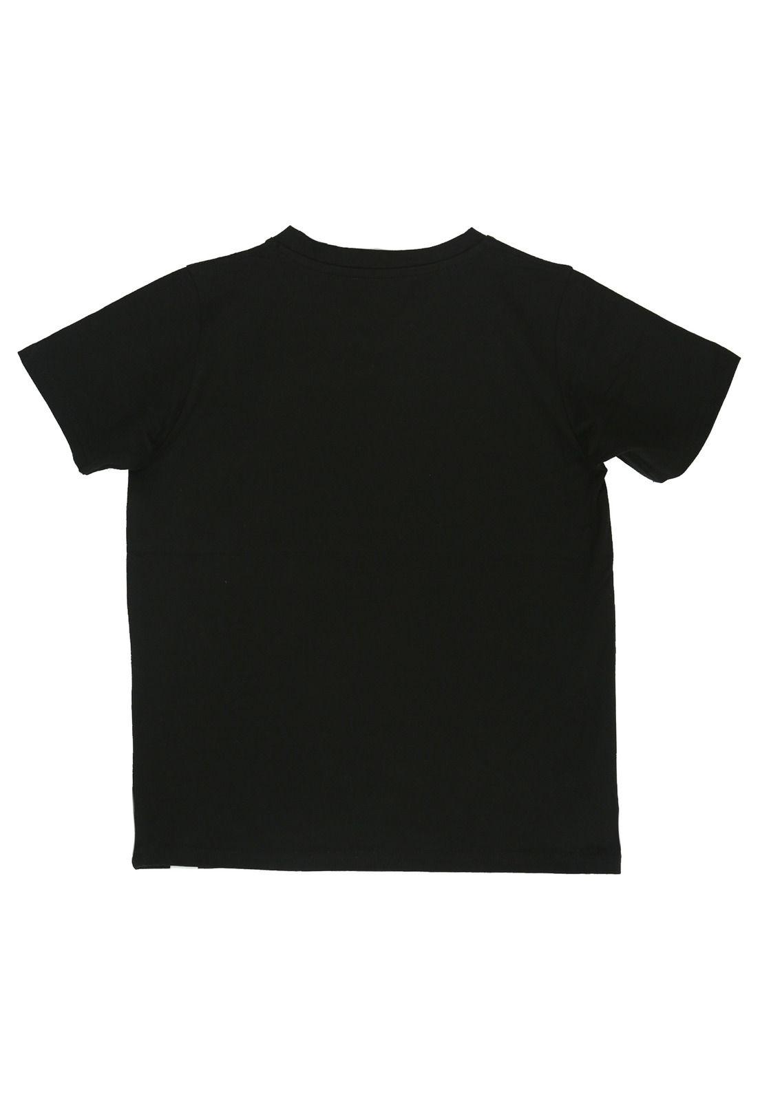 Polera M/C Niña Flip Flop Negro-1